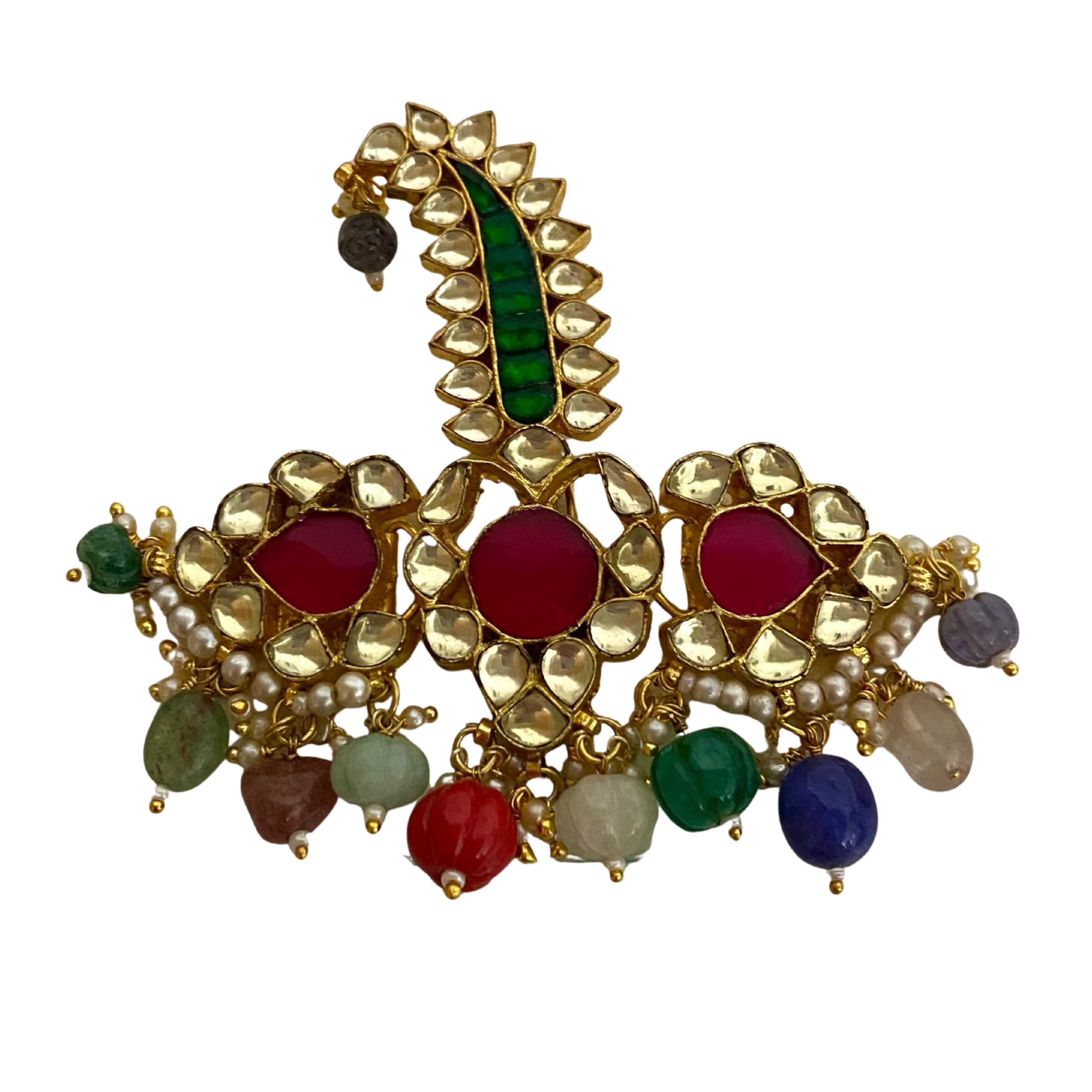 9rock The Regal Kundan Kalgi - kundan Jewellery