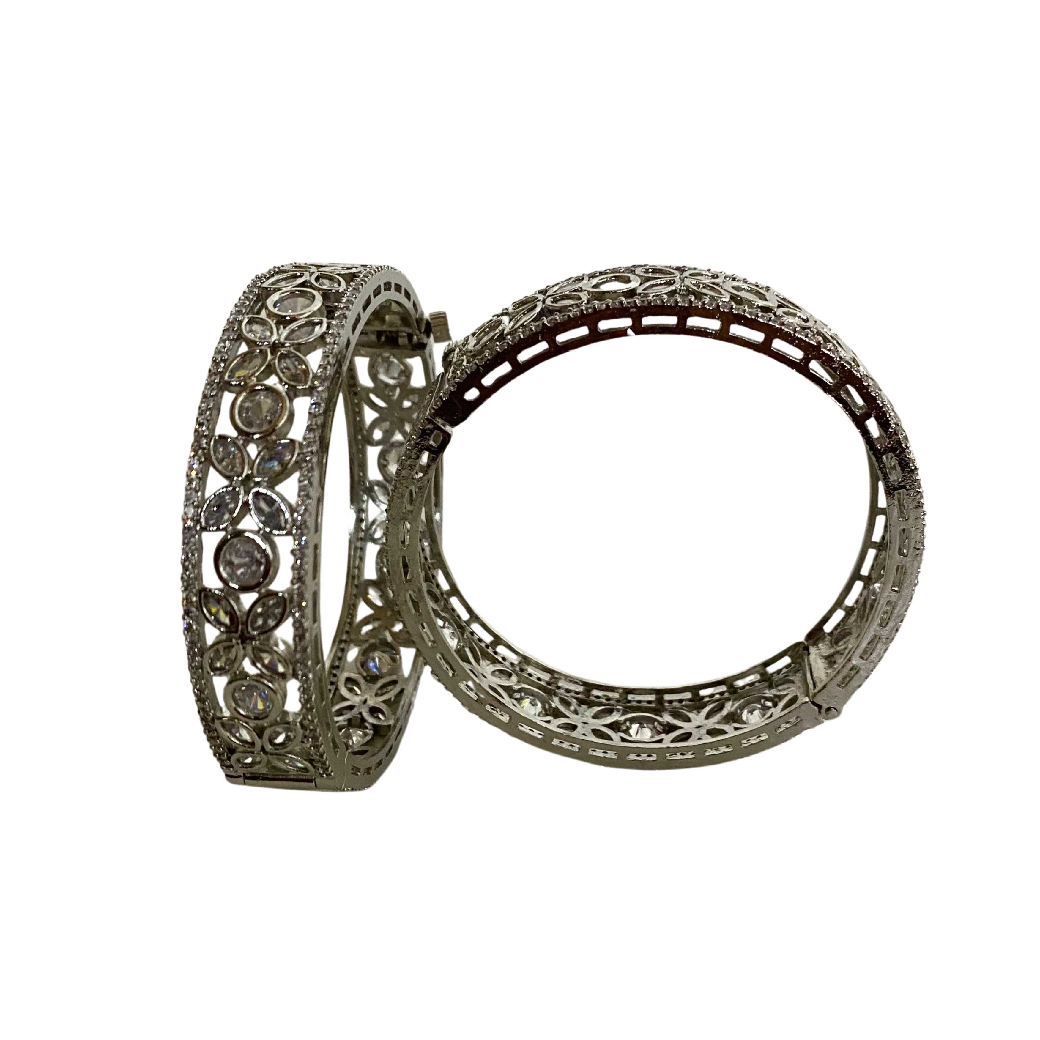 9rock Diamond Lattice Luxury Bangles - Diamond Jewellery