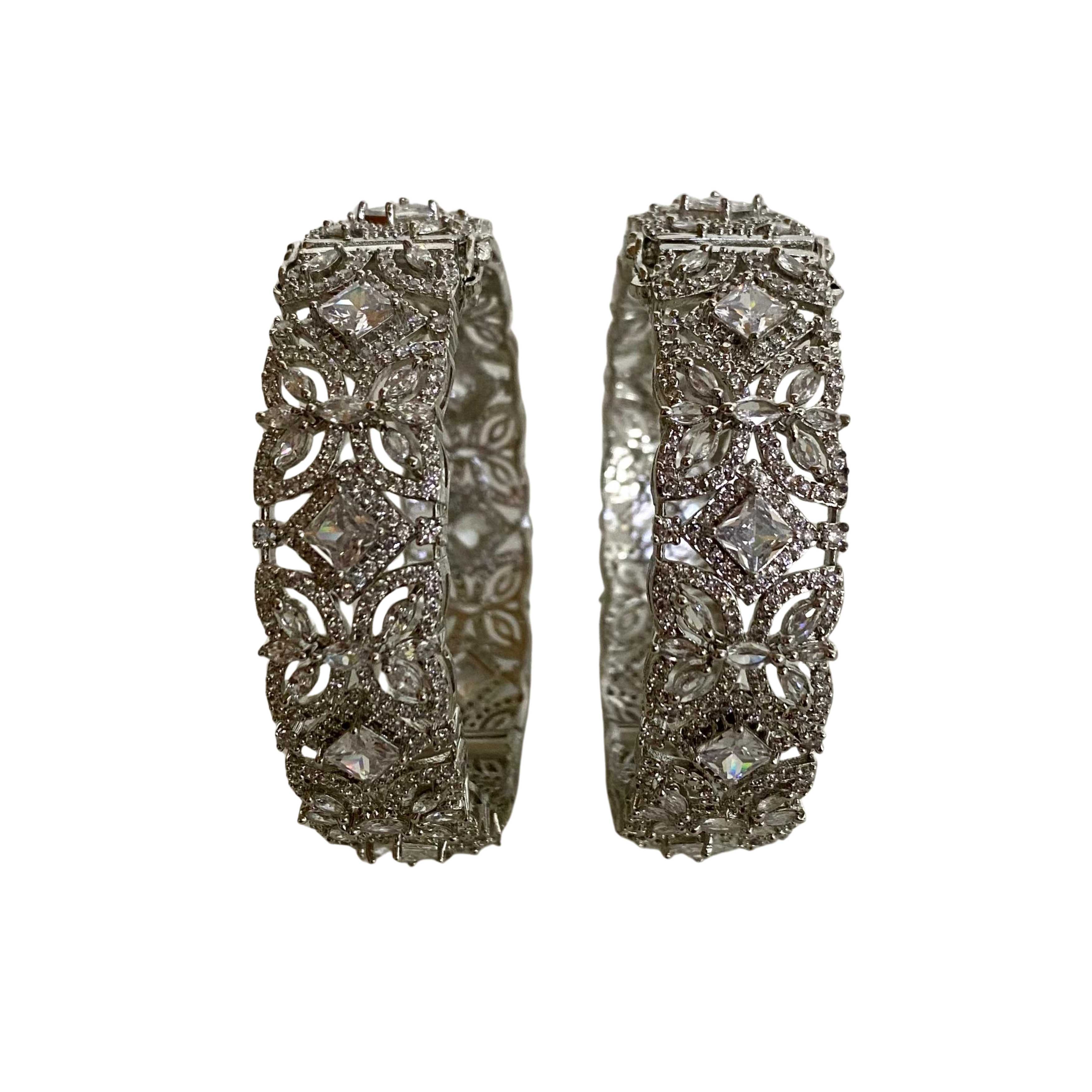 9rock Diamond Blossom Bangles - Diamond Jewellery