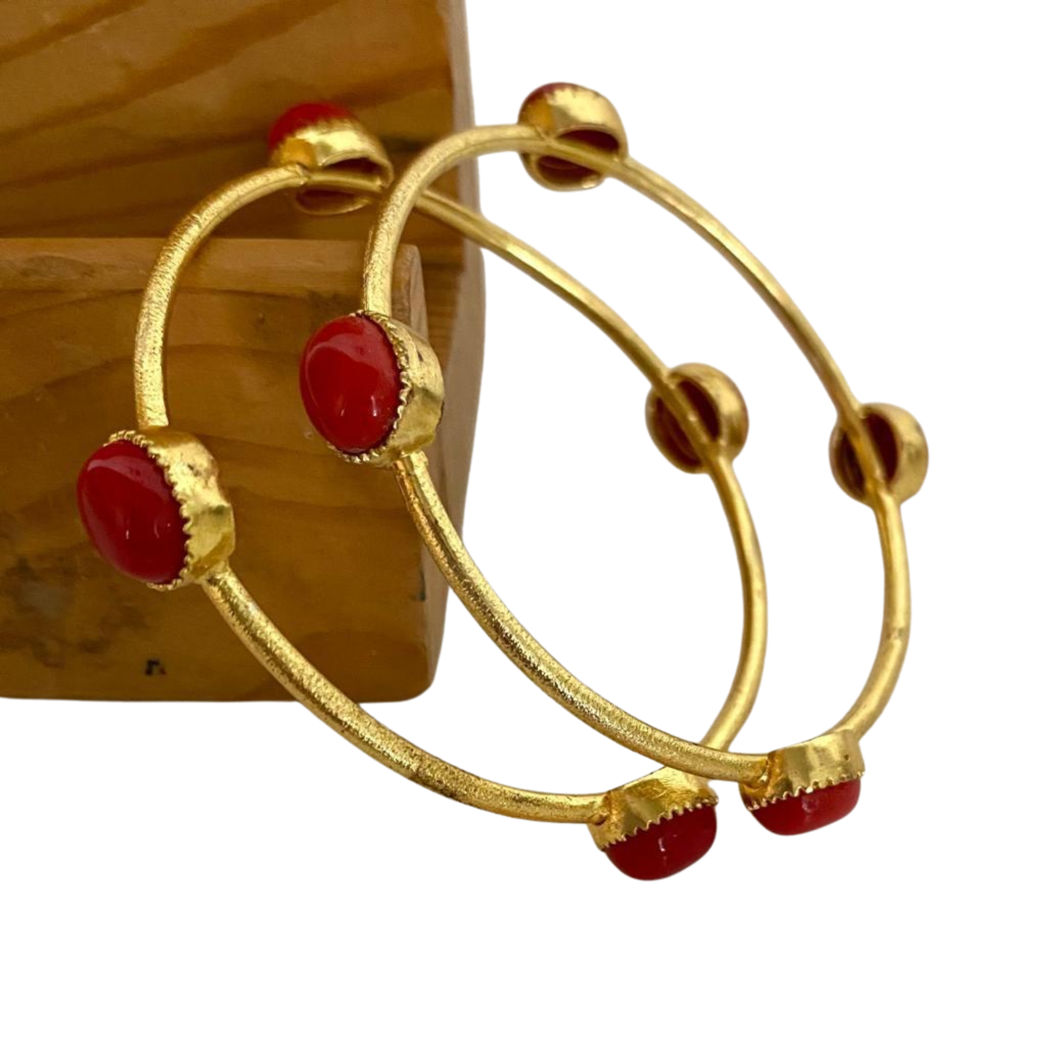 9rock The Radiant Coral Bloom Bangles - fashion Jewellery