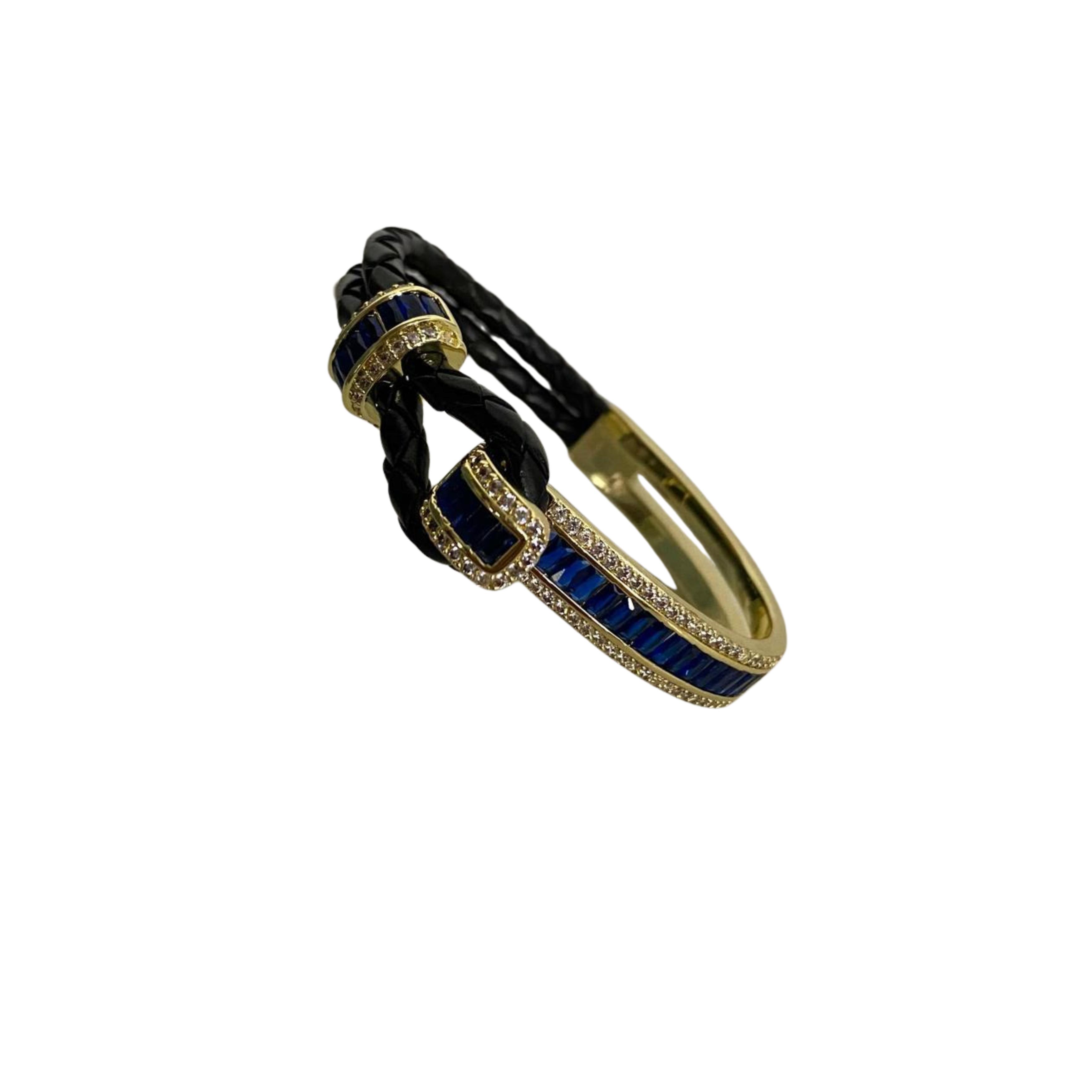 The Regal Sapphire Diamond Bracelet