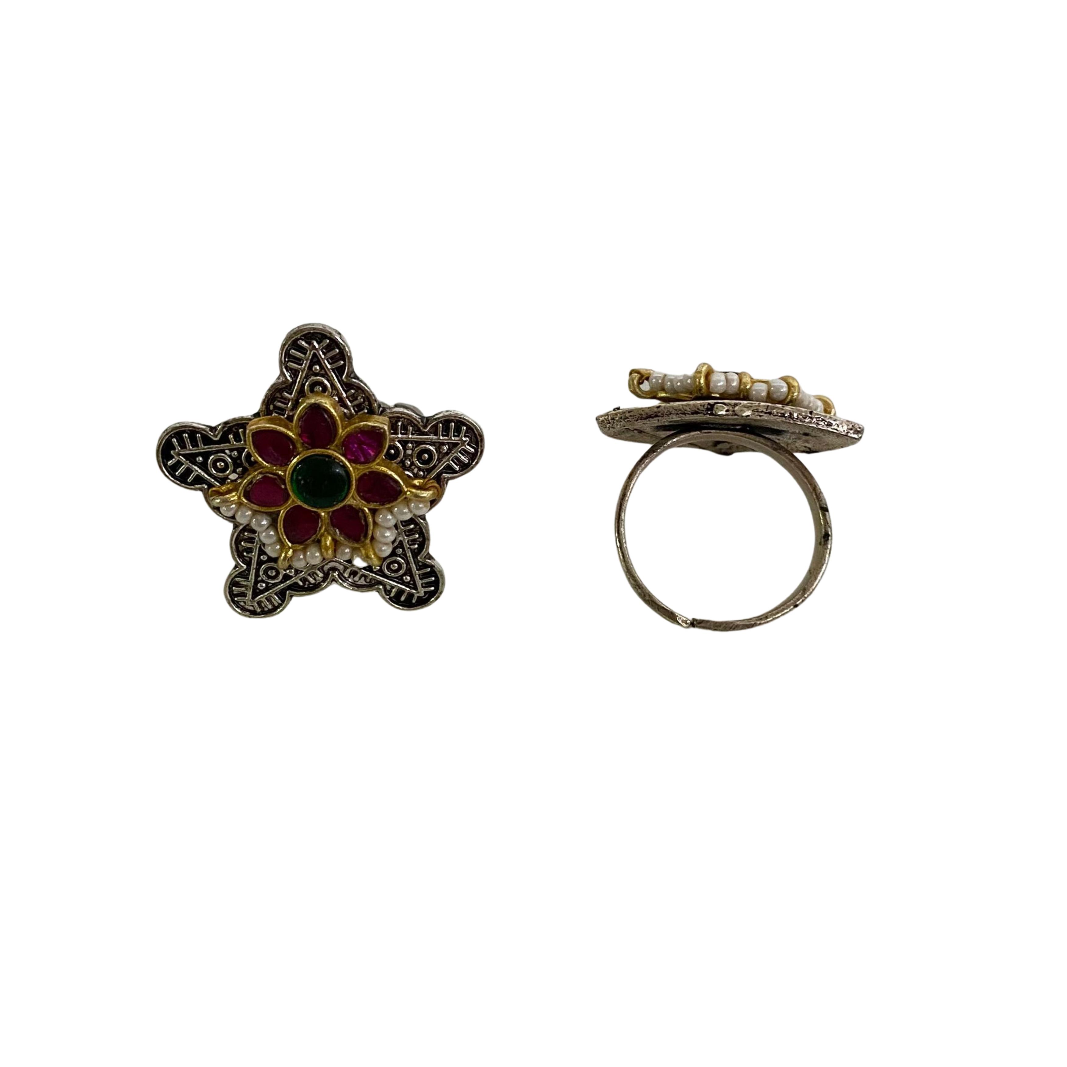 9rock The Starburst Gemstone Fusion Ring - fusion Jewellery