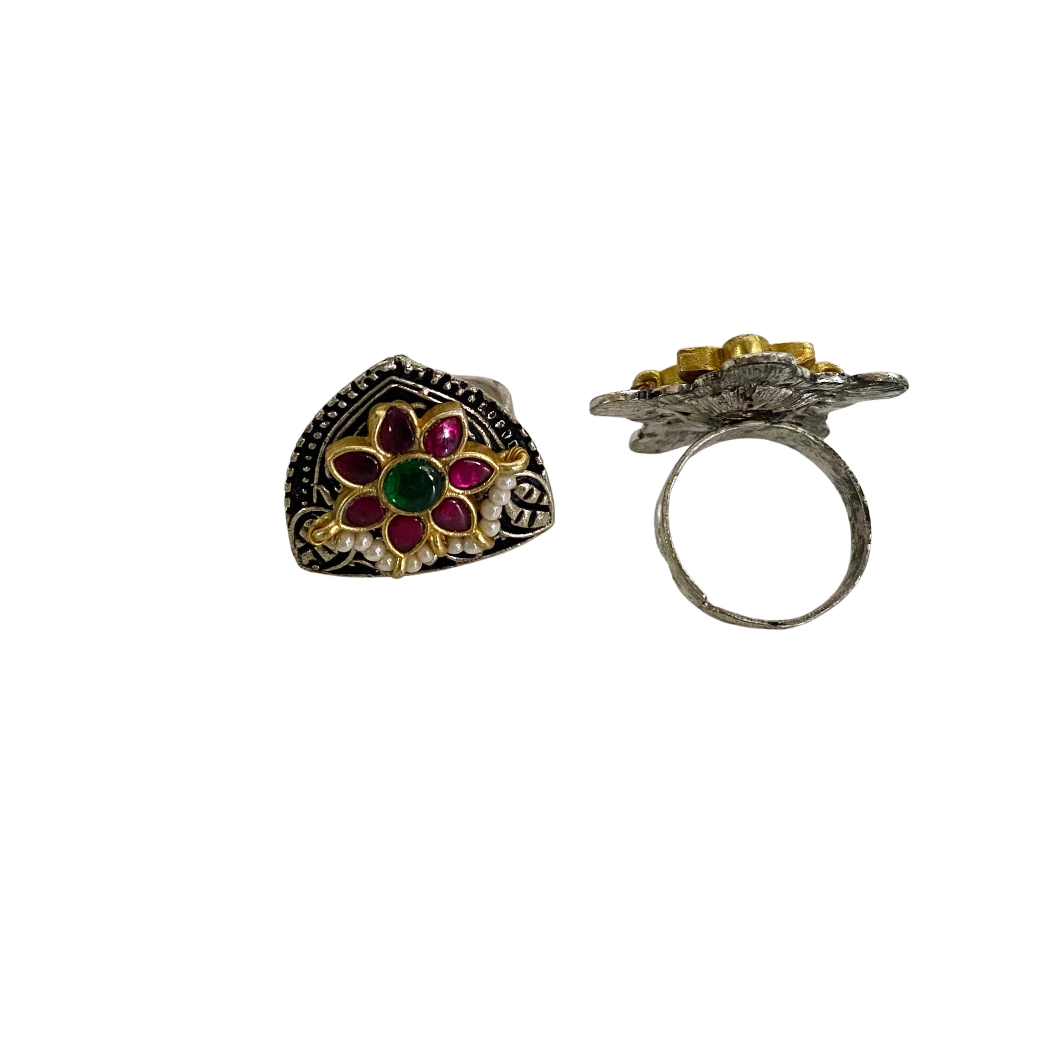 9rock The Flora Bloom Fusion Ring - fusion Jewellery