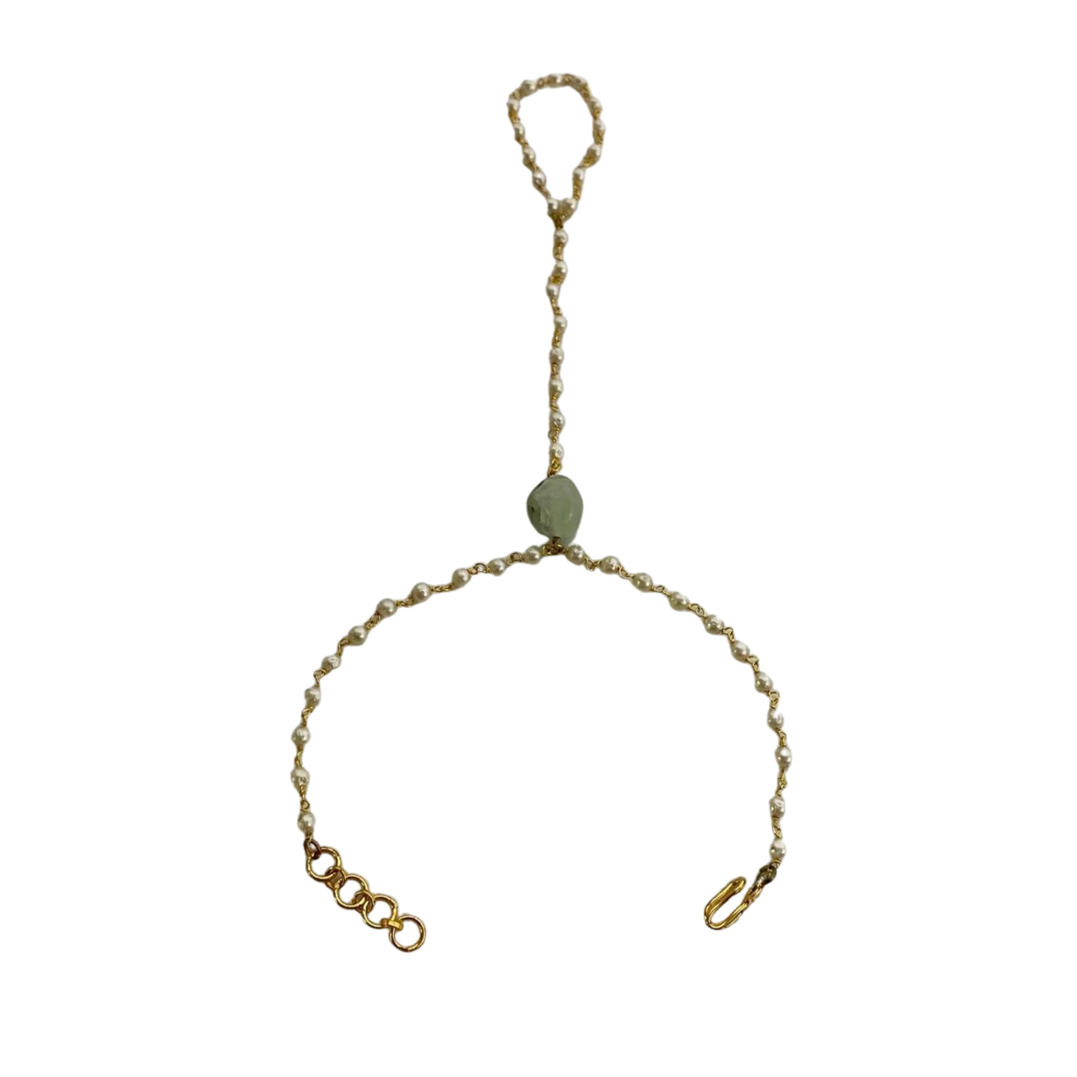 9rock The Jade Bloom Hathphool - kundan Jewellery