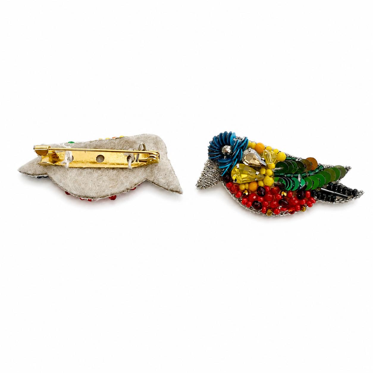 9rock The Bejeweled Aviary Brooch - fashion Jewellery