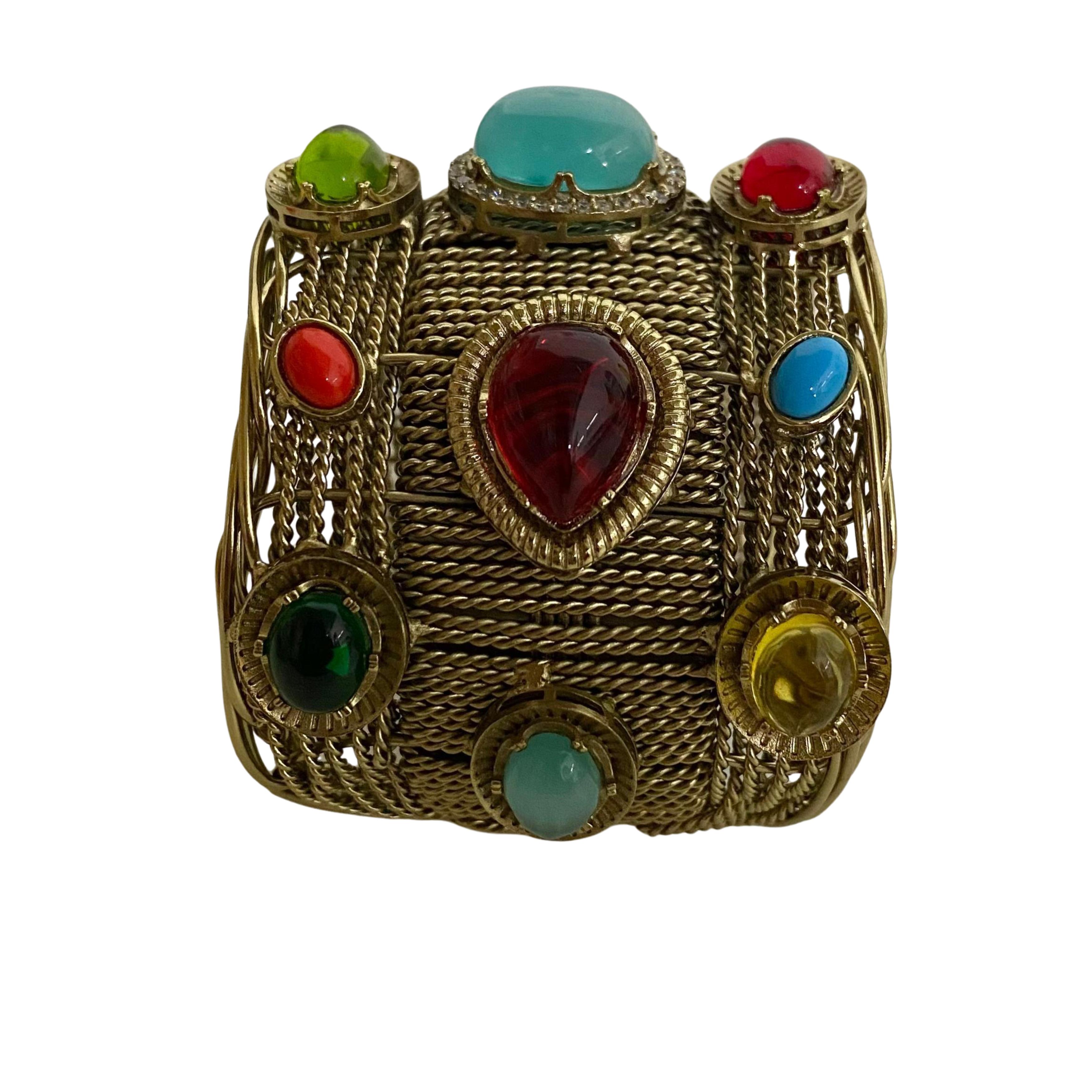 9rock The Imperial Gemstone Bangle Bracelet - Diamond Jewellery