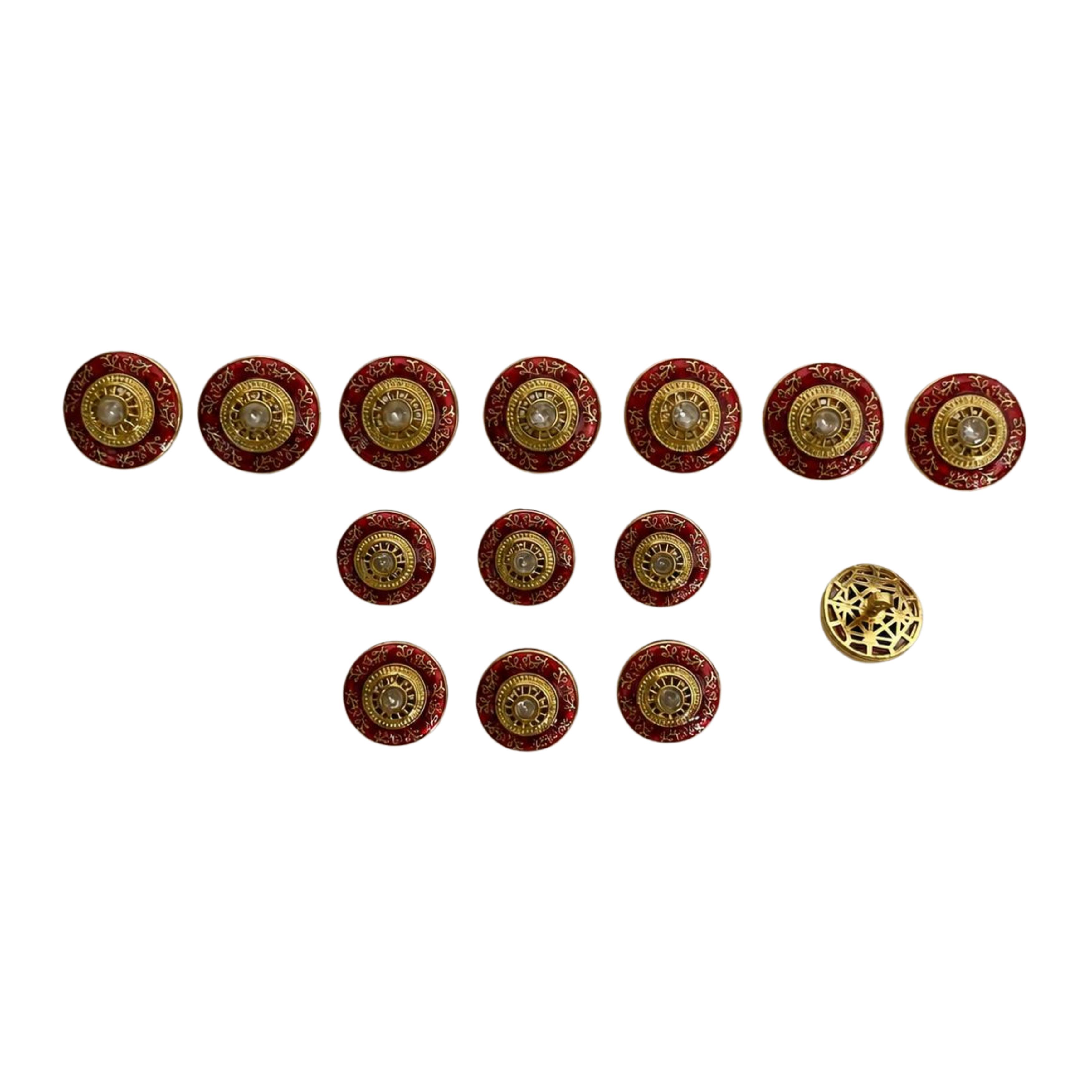 9rock The Regal Filigree Buttons - alloy Jewellery