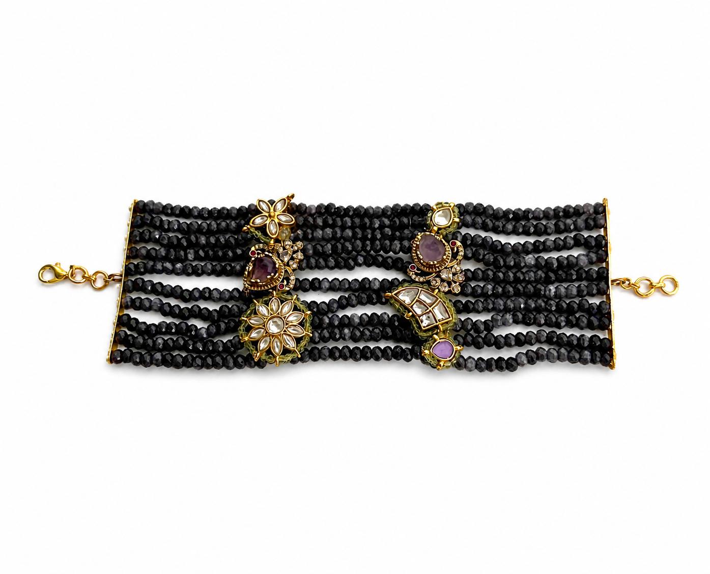 9rock The Kundan Bloom Bracelets - kundan Jewellery