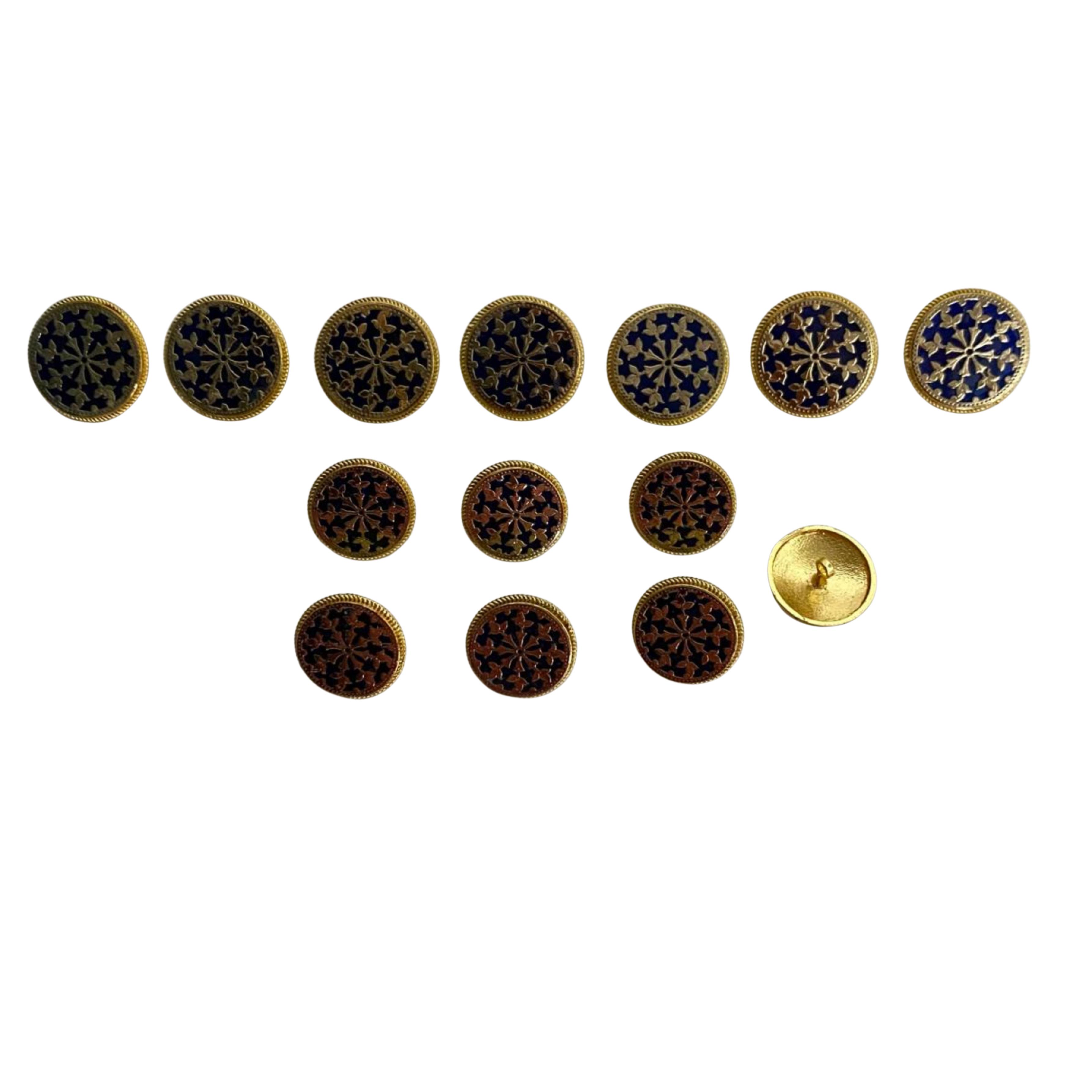 9rock Artisan Medallion Alloy Buttons - alloy Jewellery