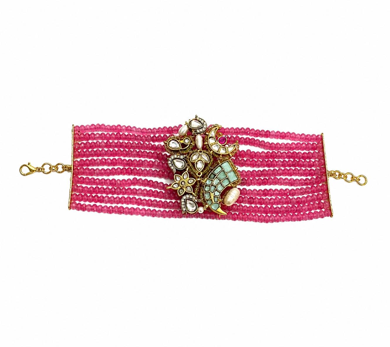 9rock The Celestial Bloom Kundan Bracelets - kundan Jewellery