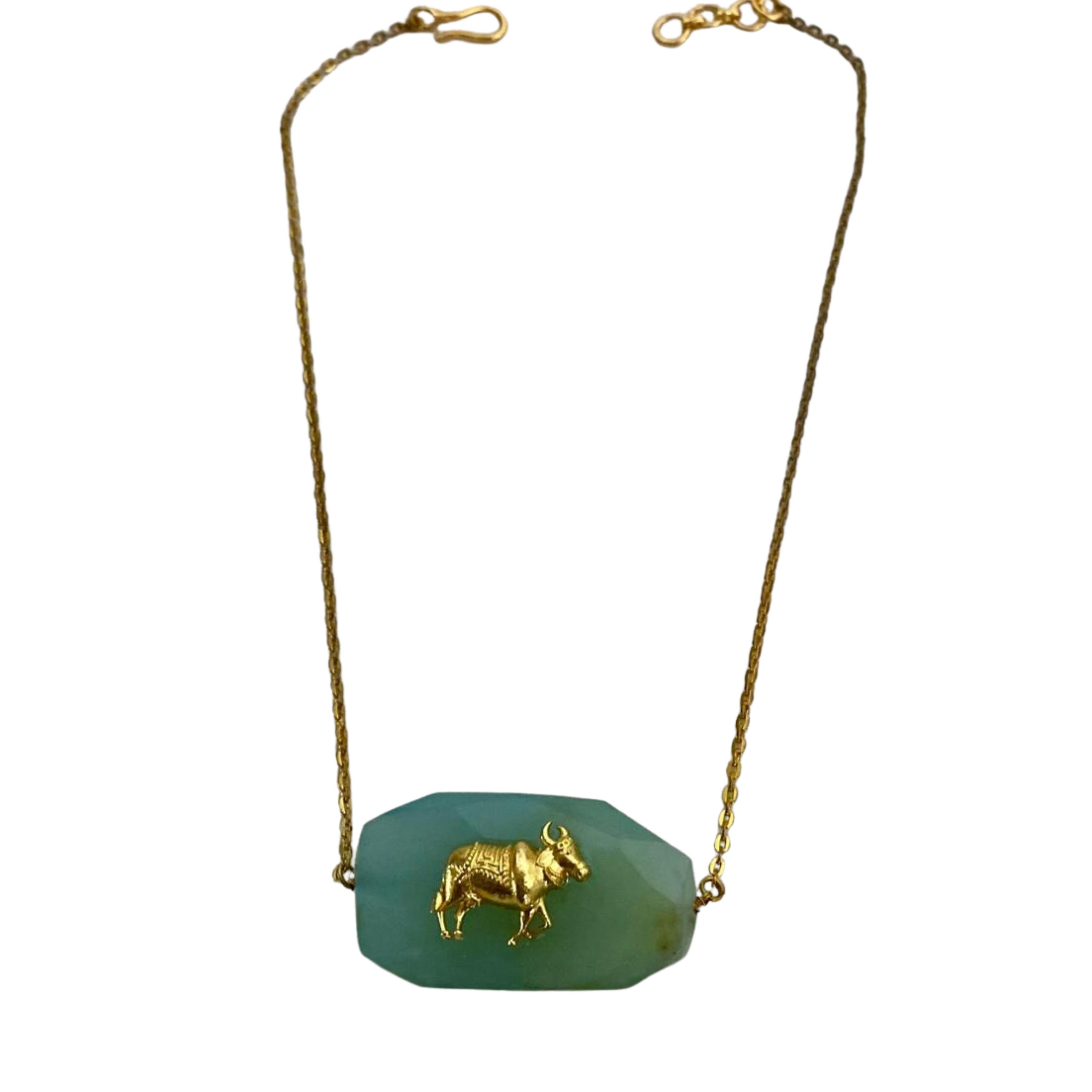 The Golden Bull Short Necklace