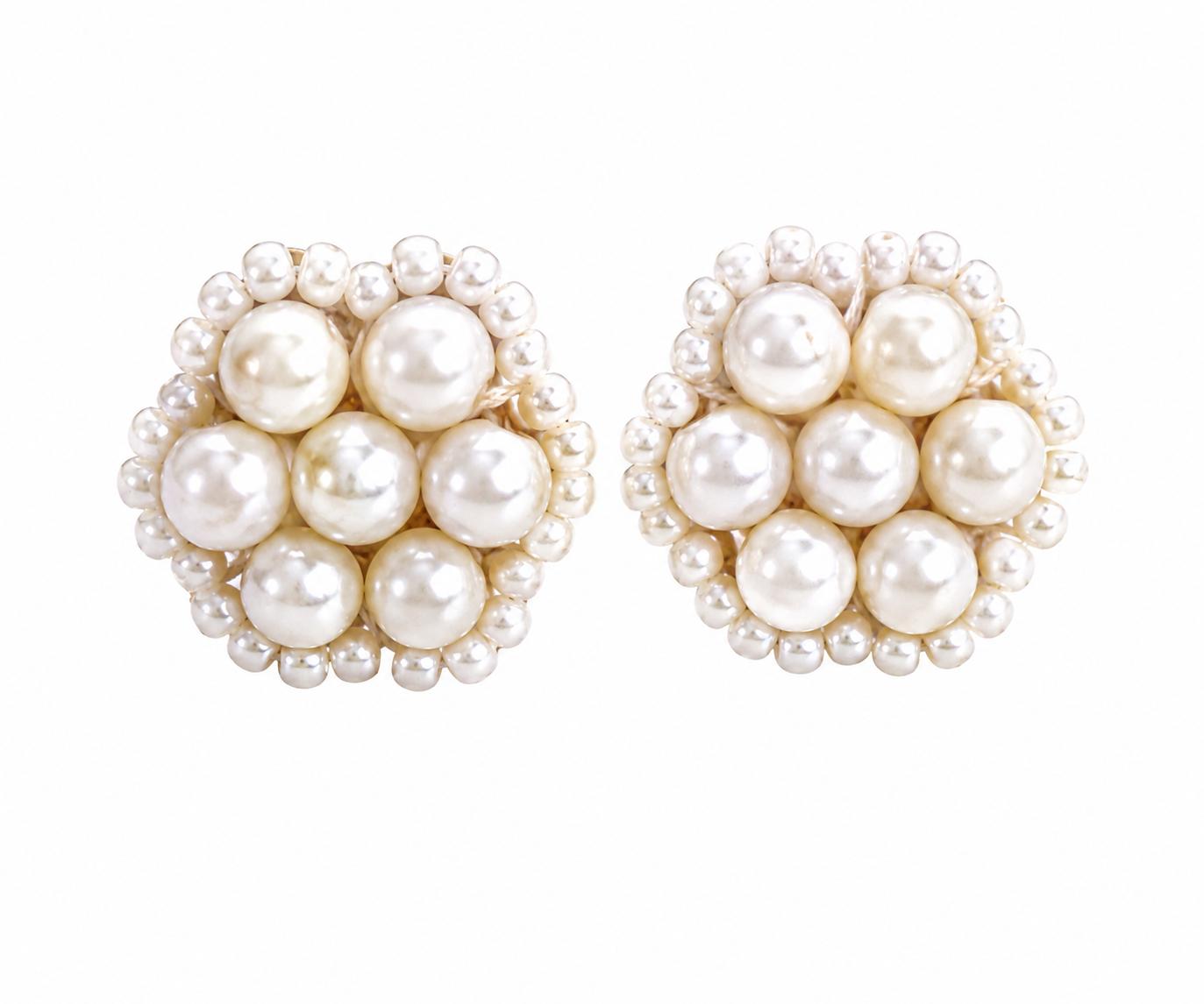 Luminous Pearl Kundan Earrings
