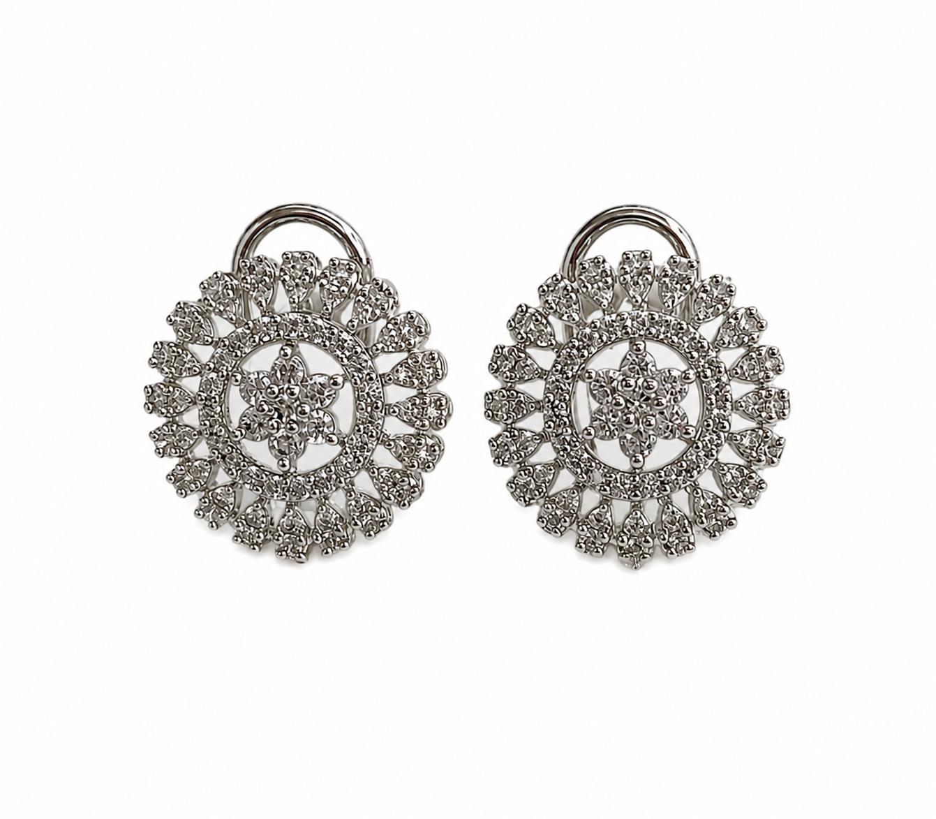 Diamond Bloom Earrings — 9rock