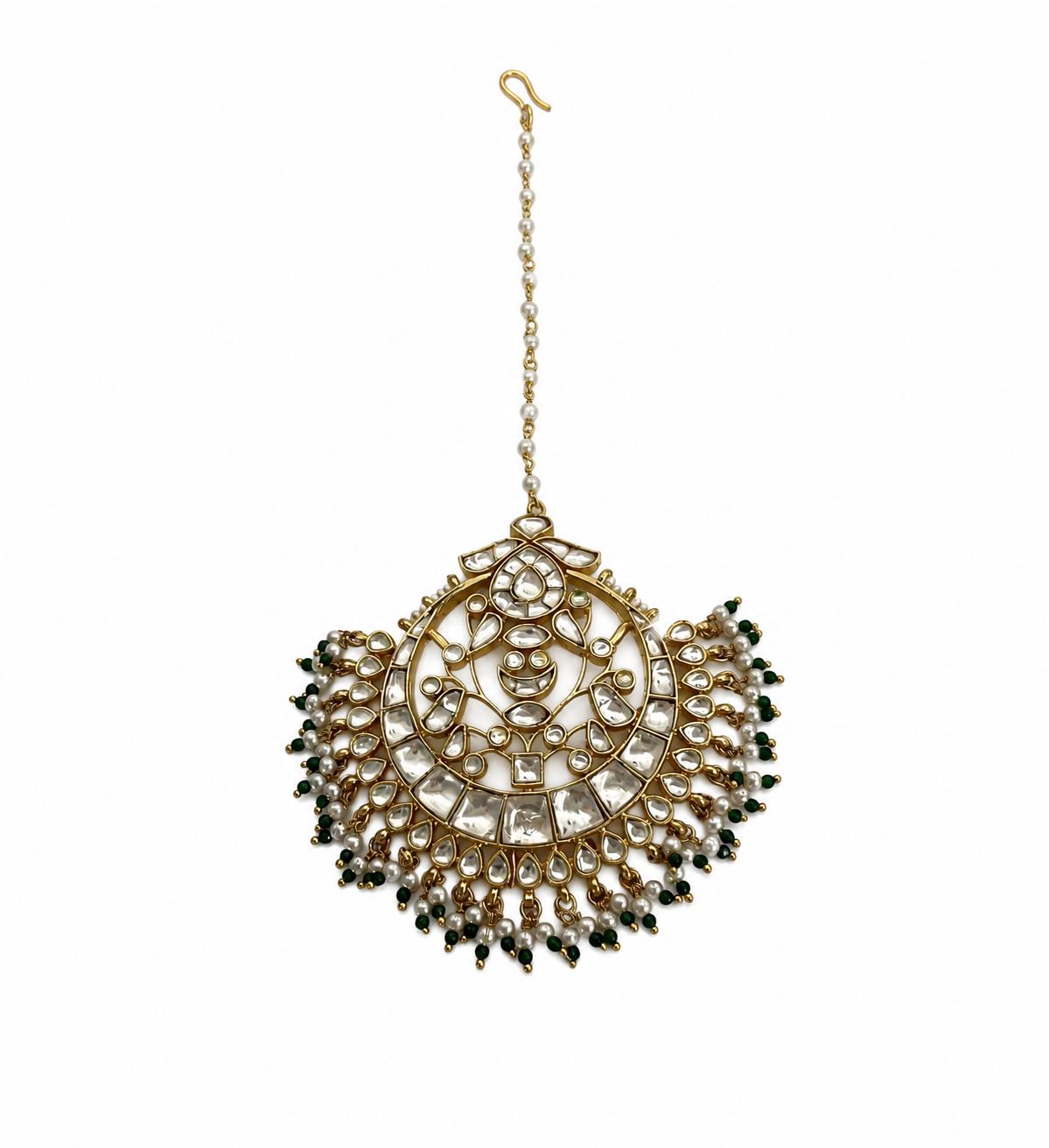 9rock The Celestial Kundan Tika - kundan Jewellery