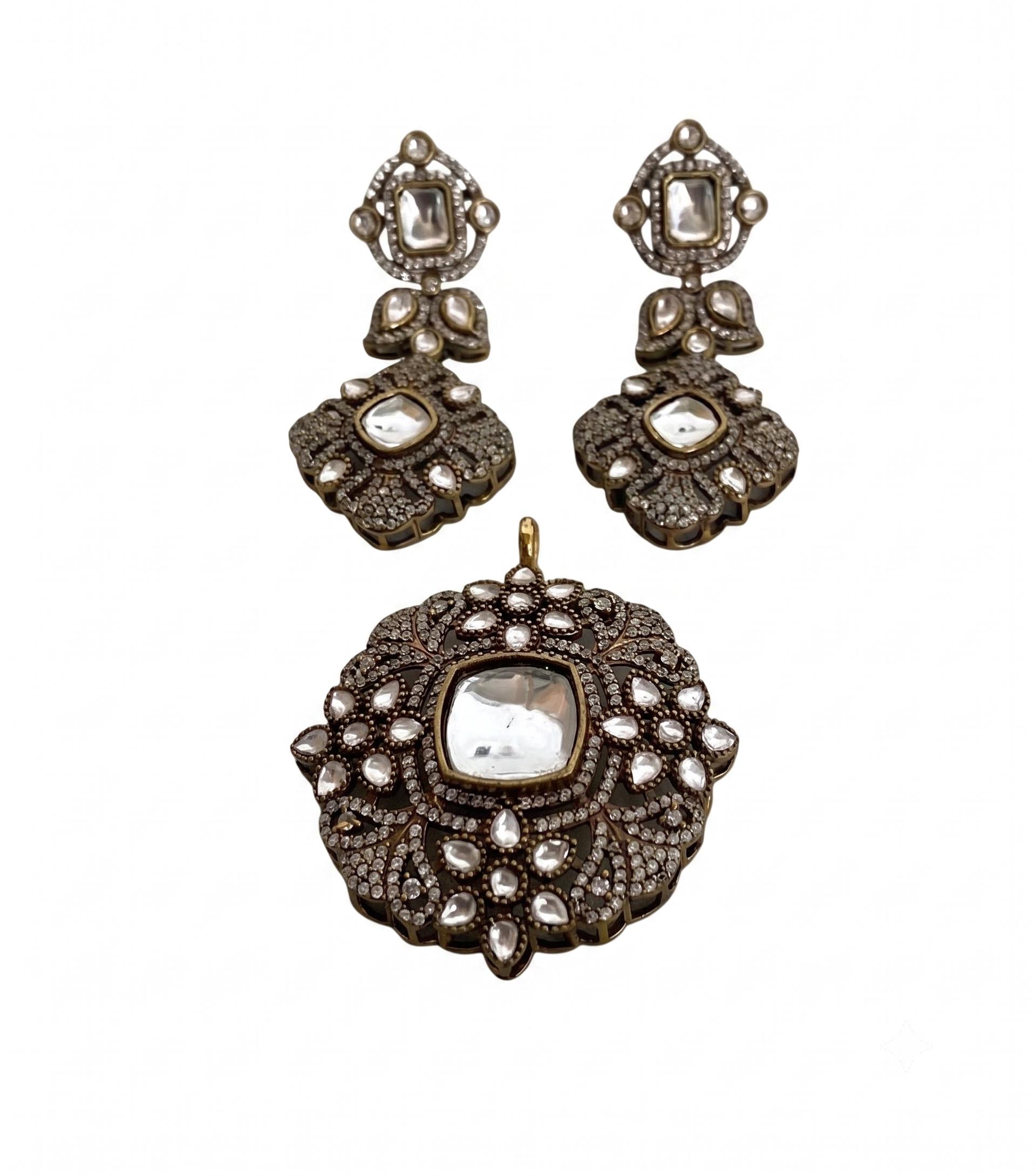 The Lumina Diamond Necklace & Earring Sets — 9rock