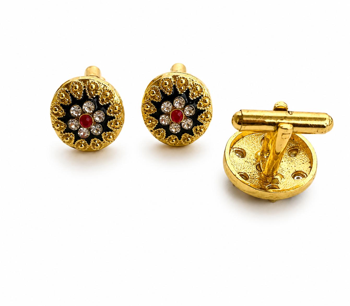 9rock Regal Bloom Fusion Cufflinks - fusion Jewellery