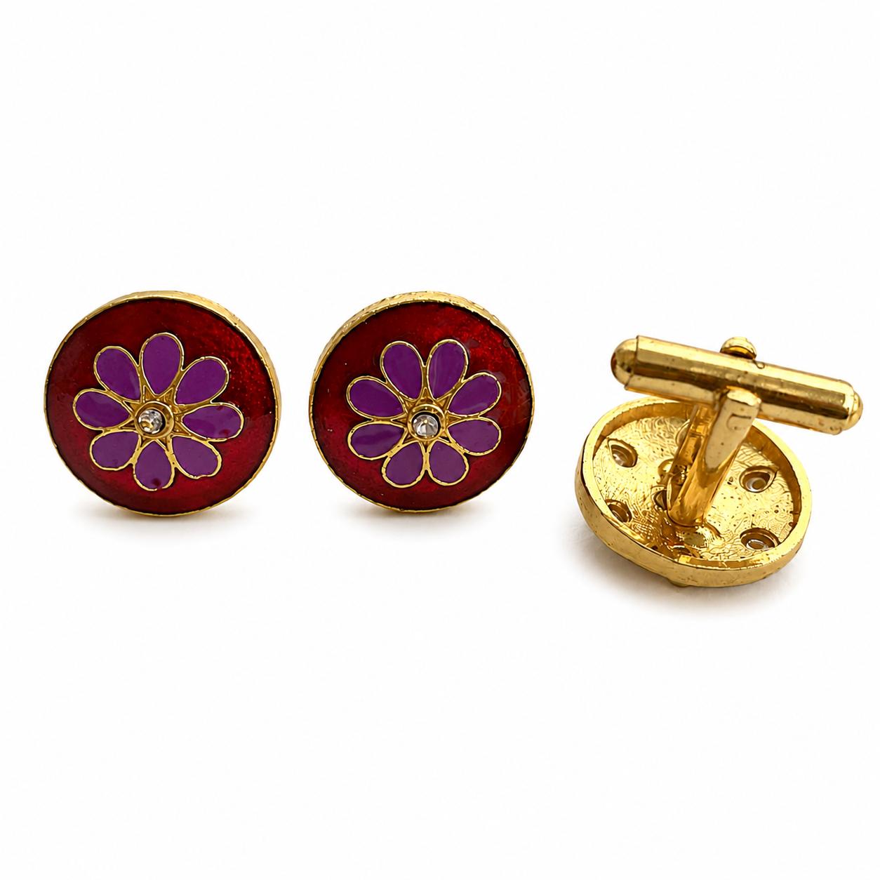 9rock Floral Bloom Fusion Cufflinks - fusion Jewellery
