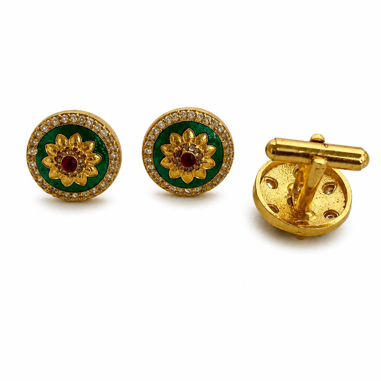 9rock The Regal Bloom Fusion Cufflinks - fusion Jewellery