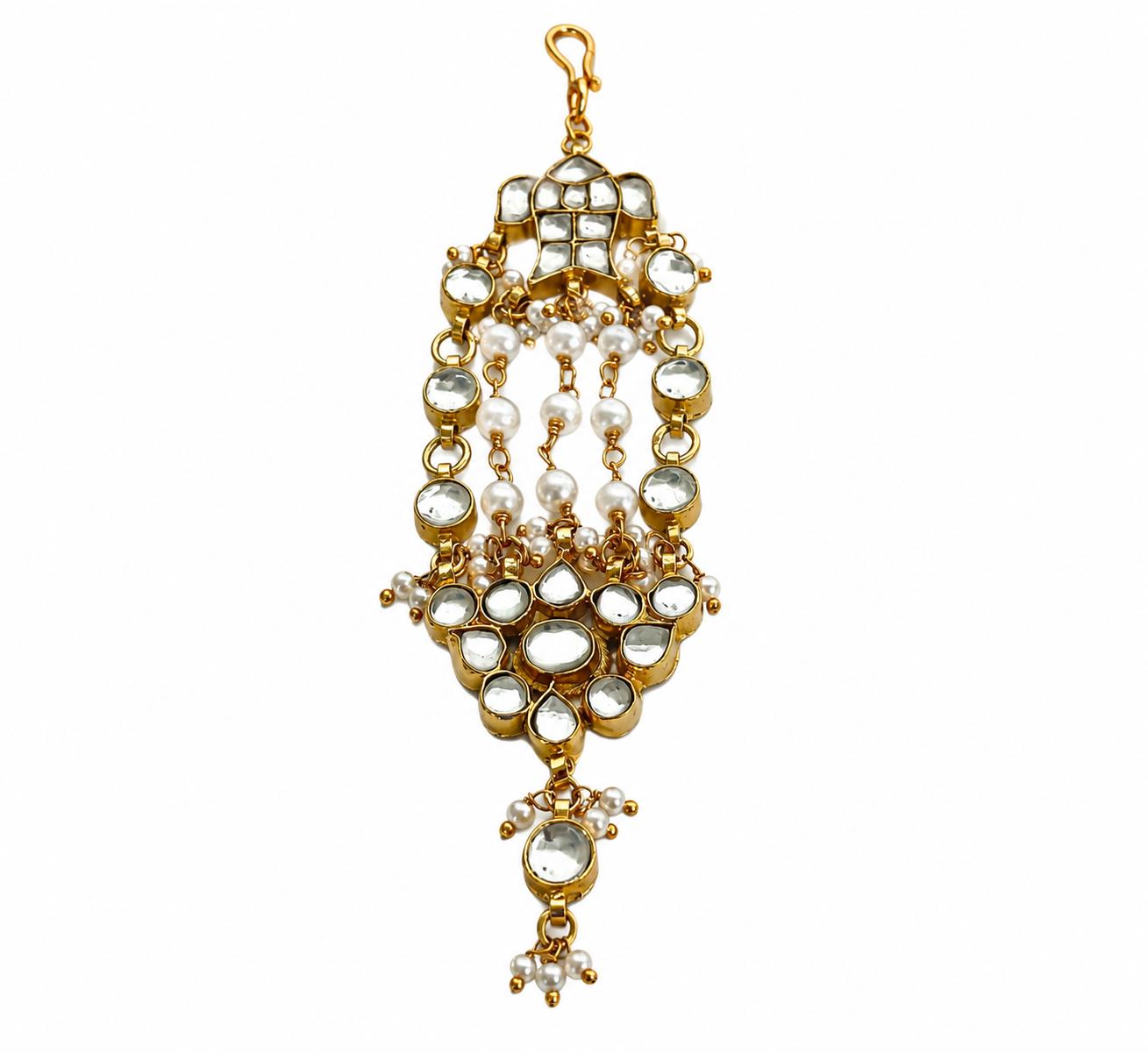 9rock The Golden Kundan Pasa - kundan Jewellery