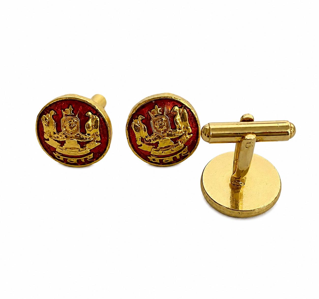 9rock The Crimson Emblem Cufflinks - fusion Jewellery