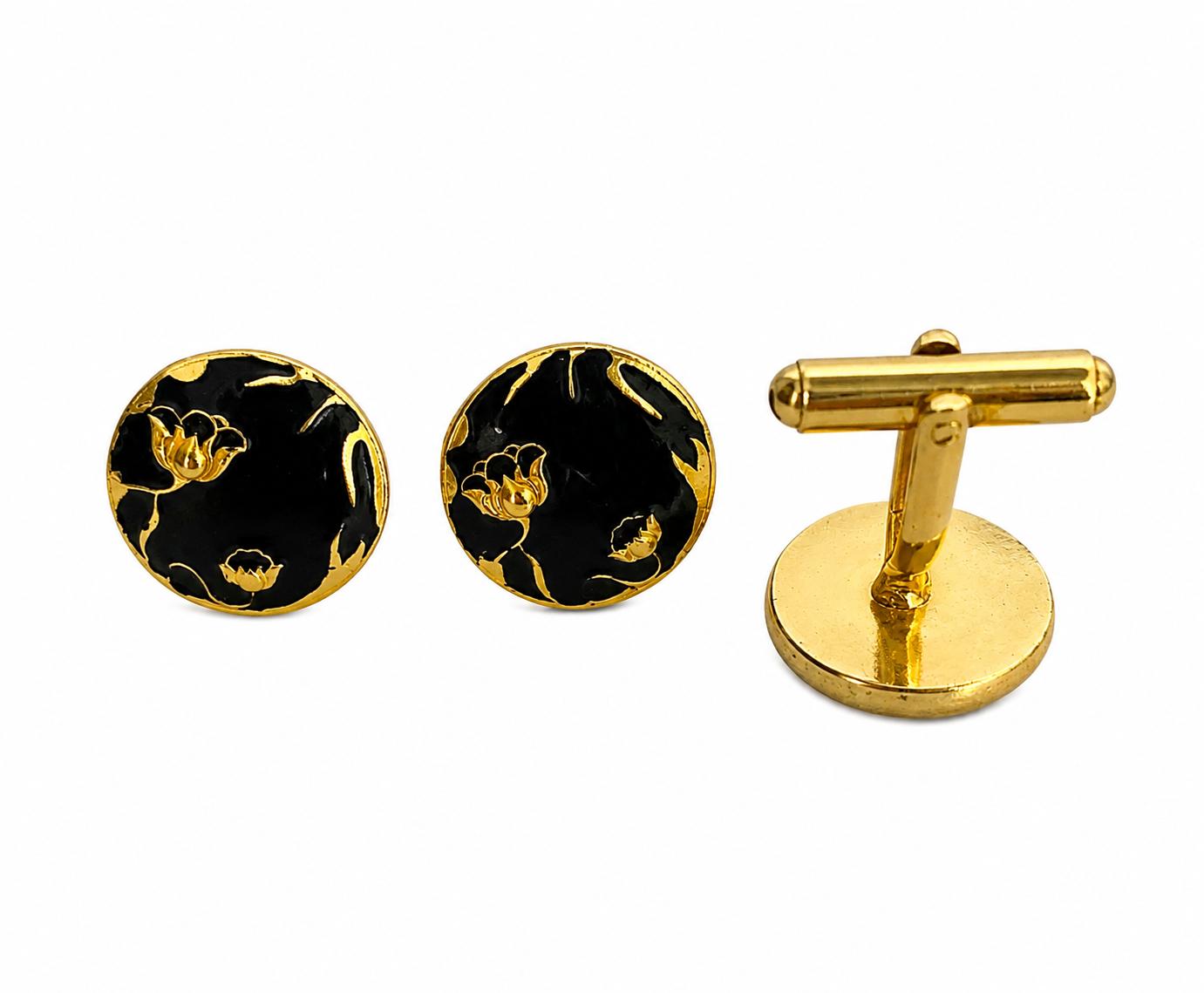 9rock Enamel Floral Fusion Cufflinks - fusion Jewellery