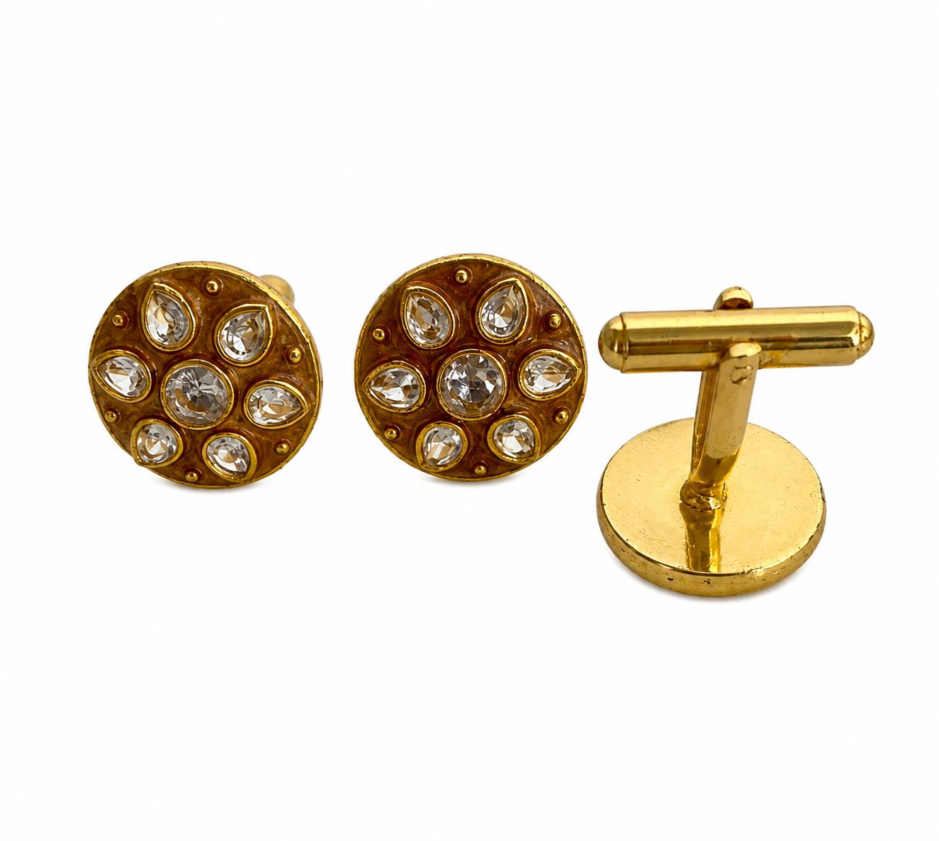 9rock Celestial Bloom Fusion Cufflinks - fusion Jewellery
