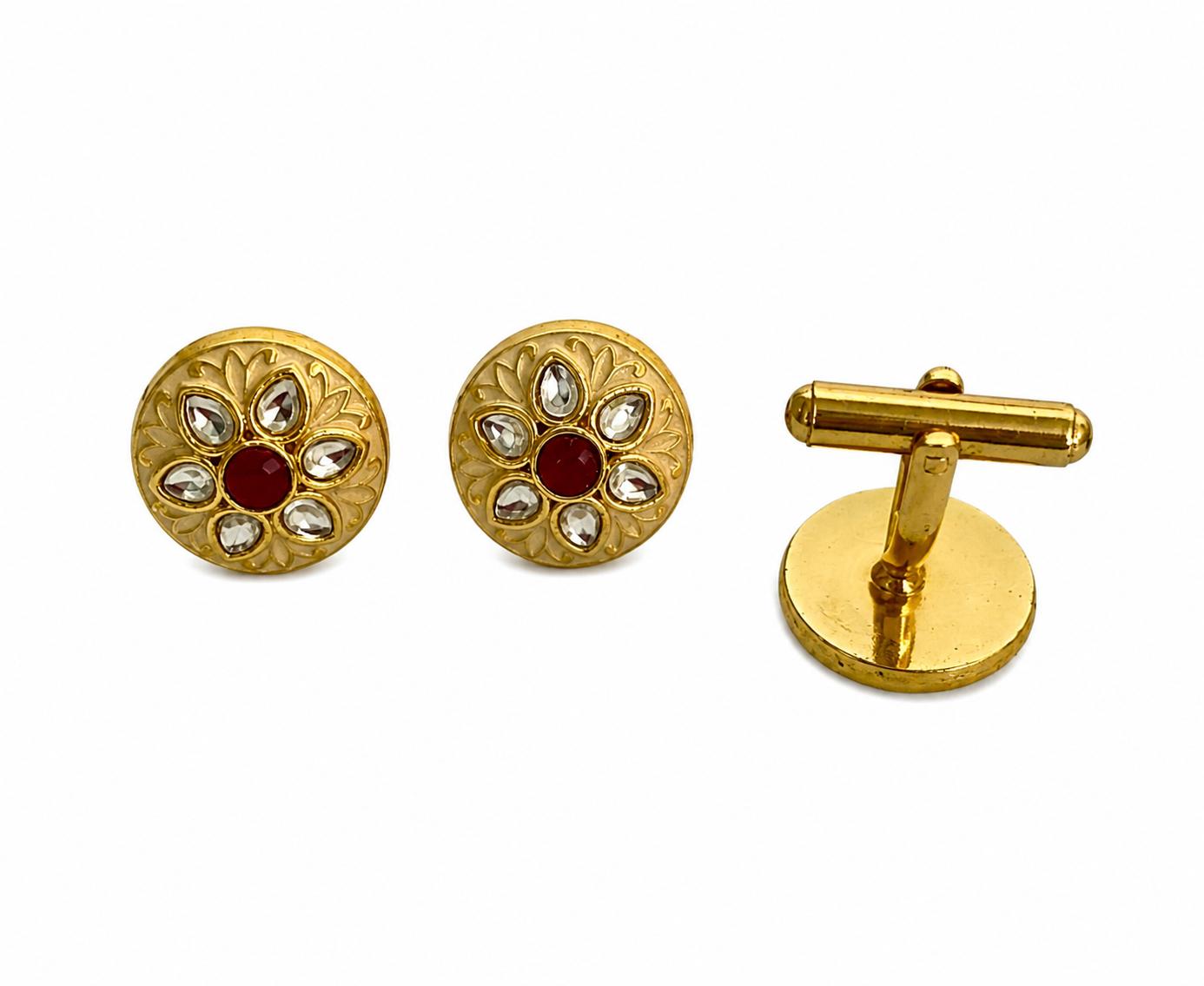 9rock The Regal Floral Cufflinks - fusion Jewellery