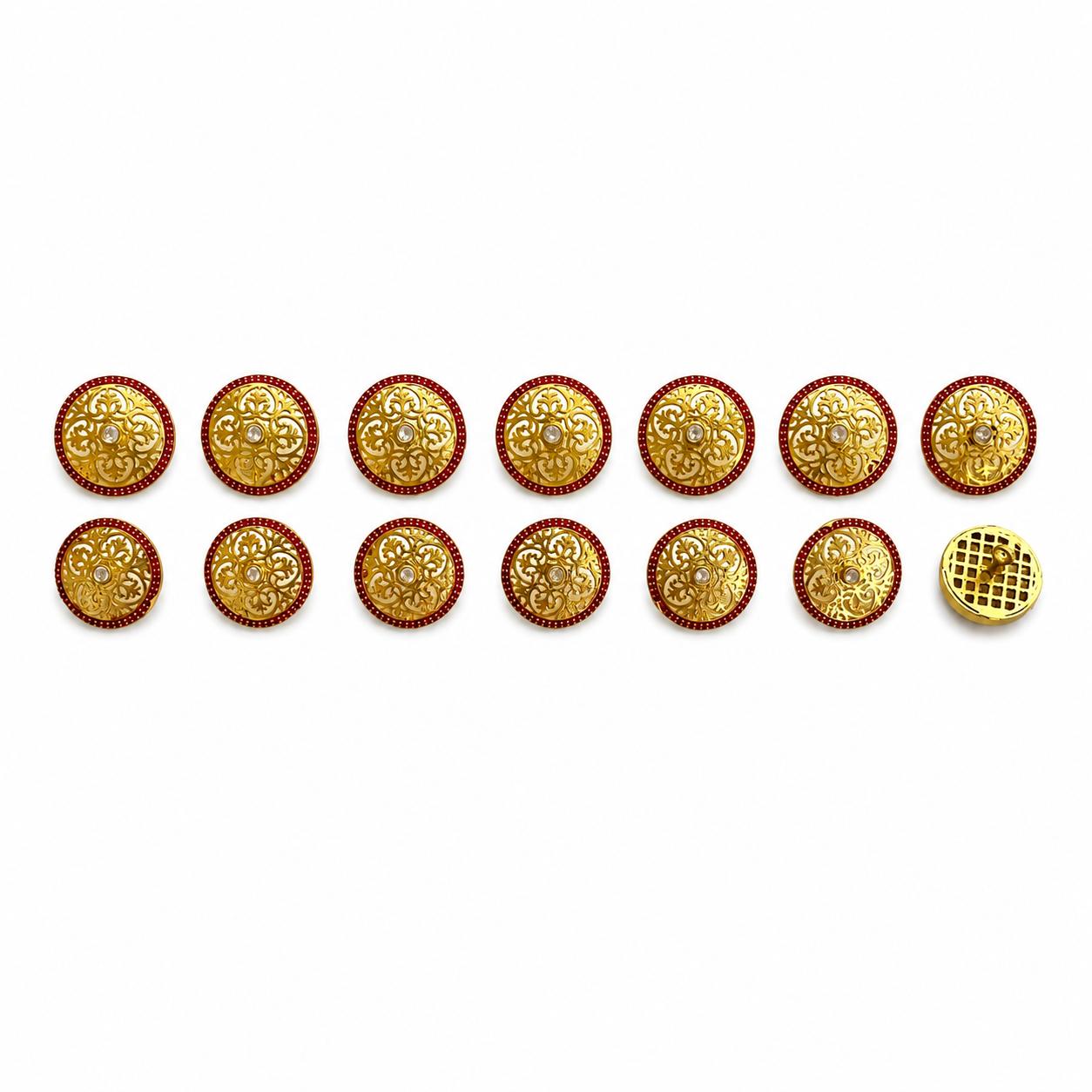 9rock The Imperial Medallion Buttons - alloy Jewellery