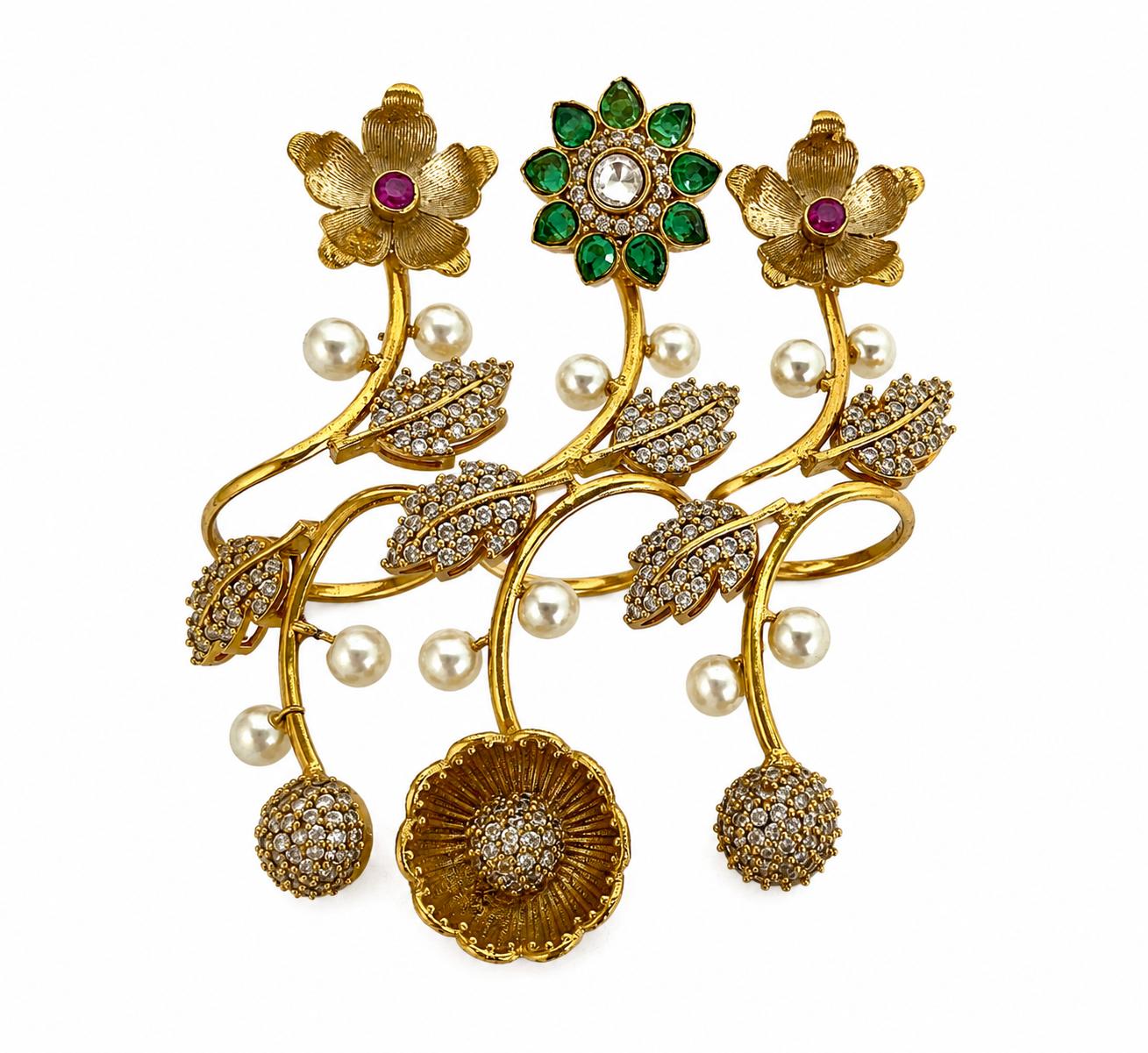 9rock The Gilded Blossom Diamond Ring - Diamond Jewellery