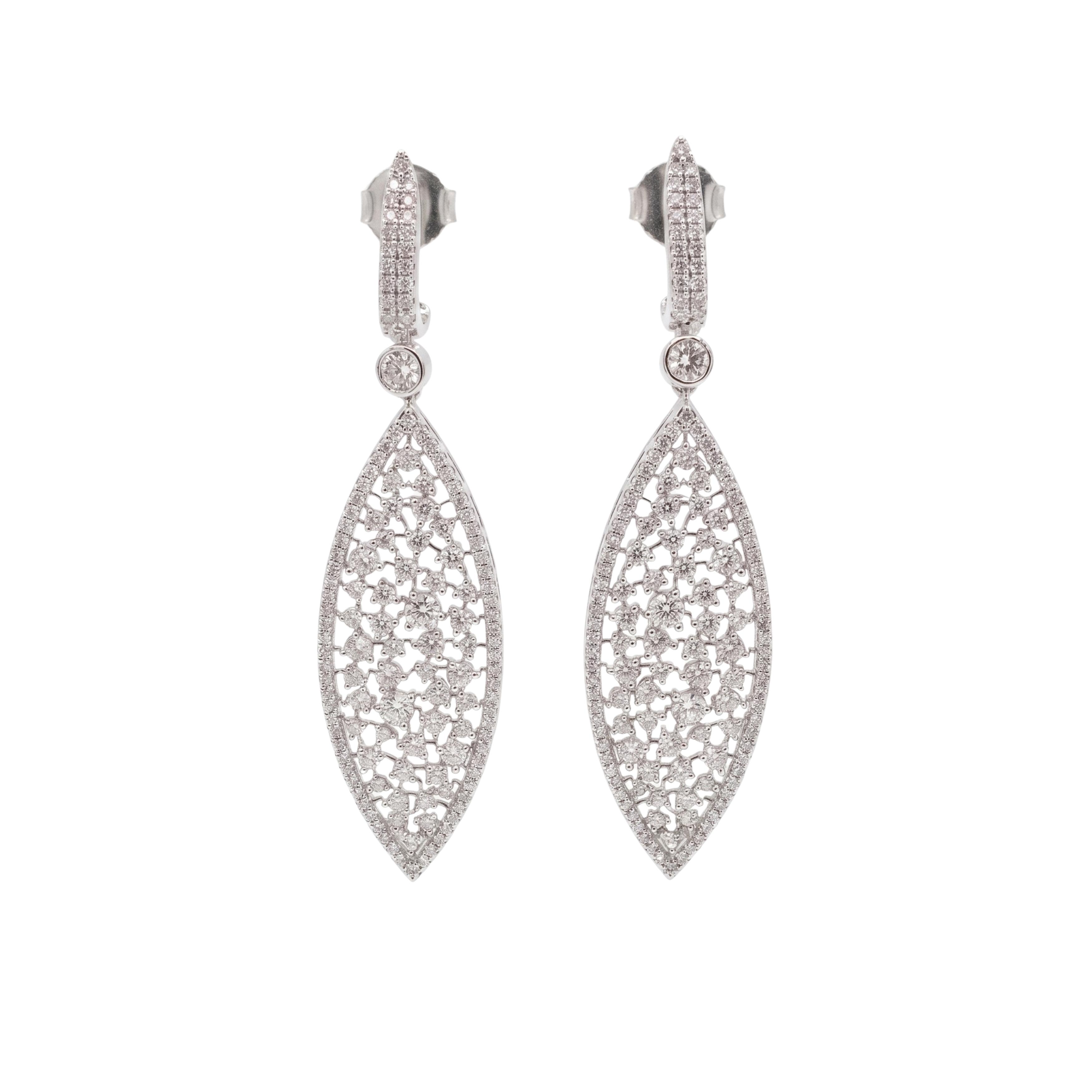 9rock The Lumina Marquise Diamond Earrings - Diamond Jewellery