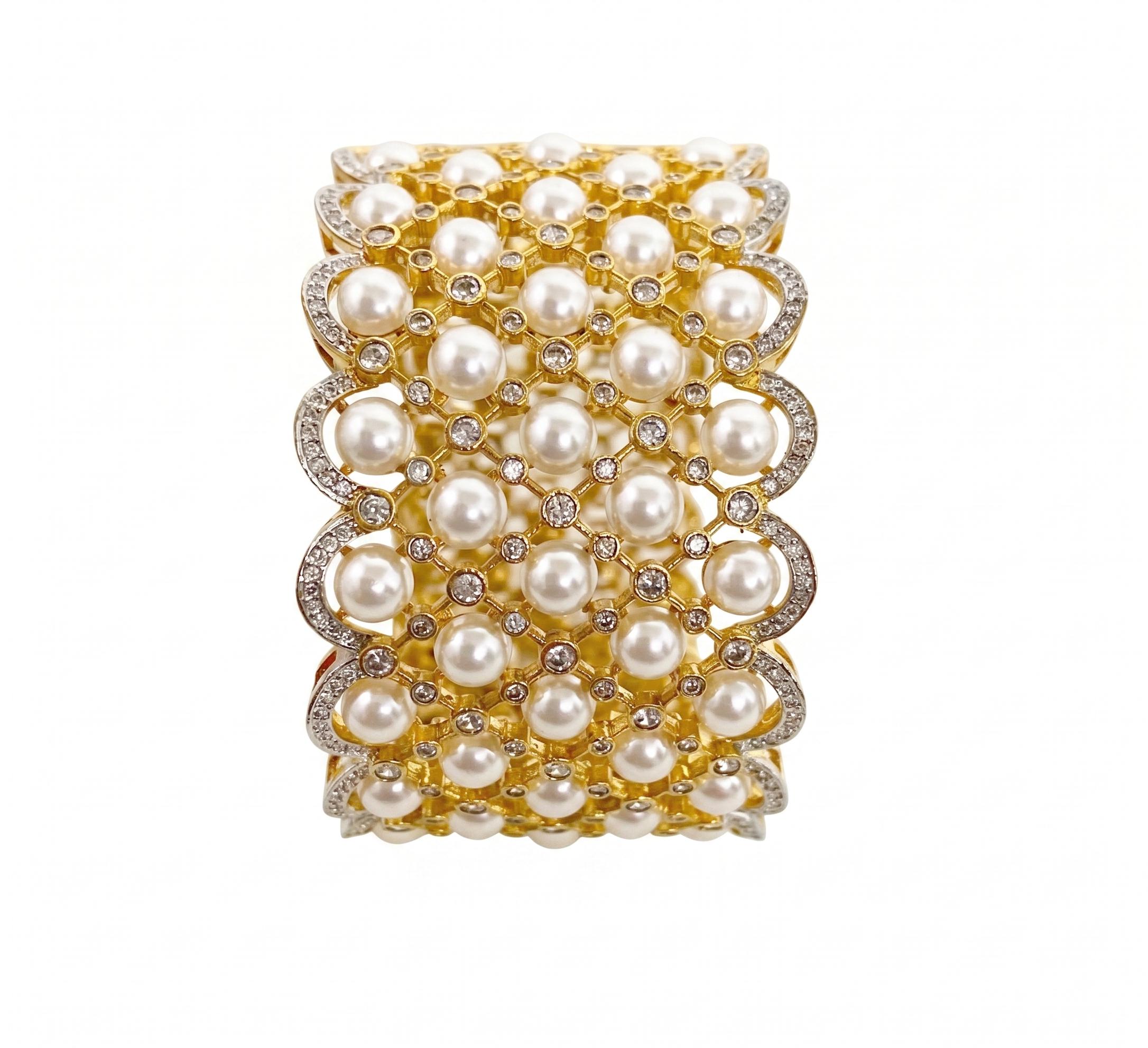 9rock The Diamond Pearl Gala Bracelet - Diamond Jewellery