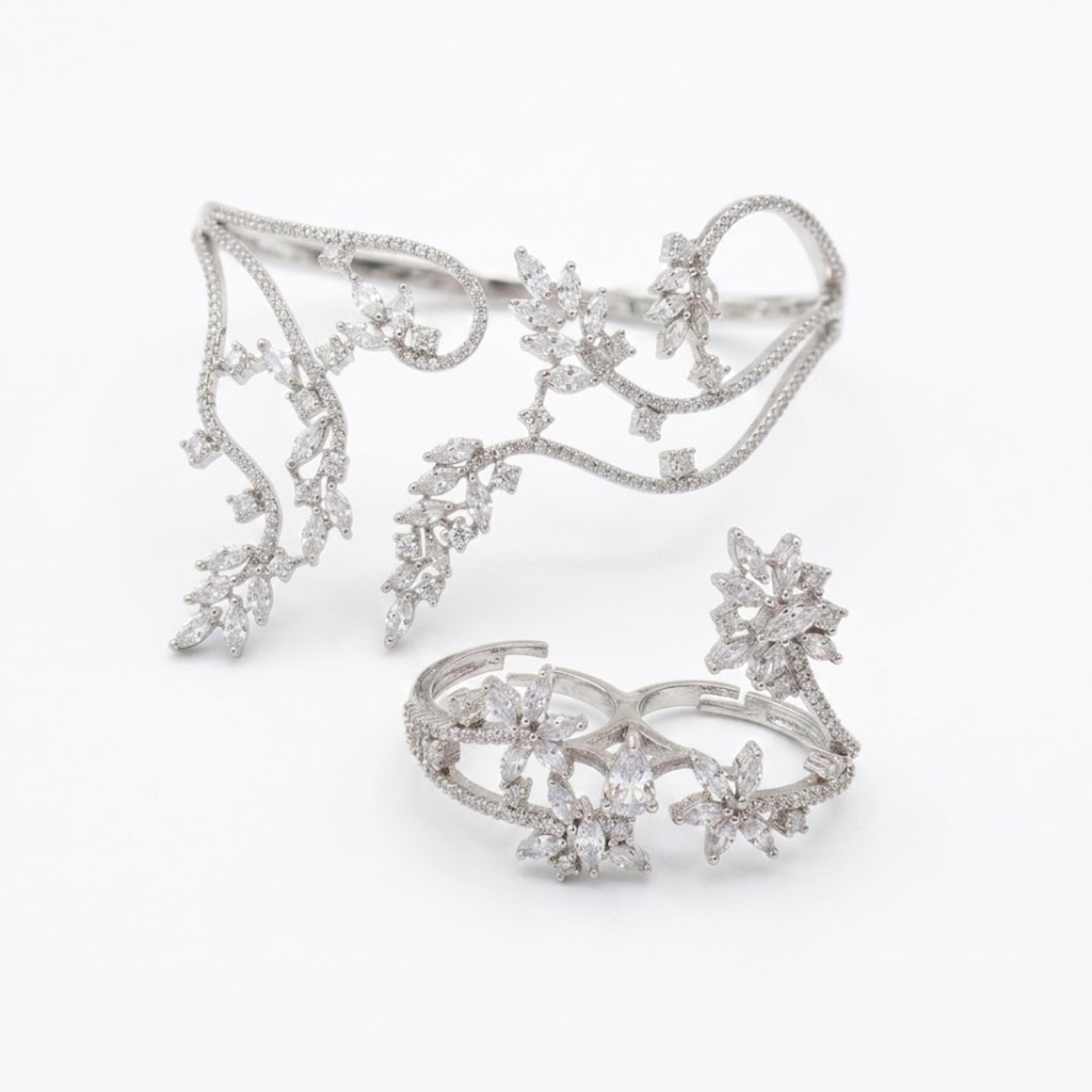 9rock The Ethereal Bloom Diamond Bracelet - Diamond Jewellery