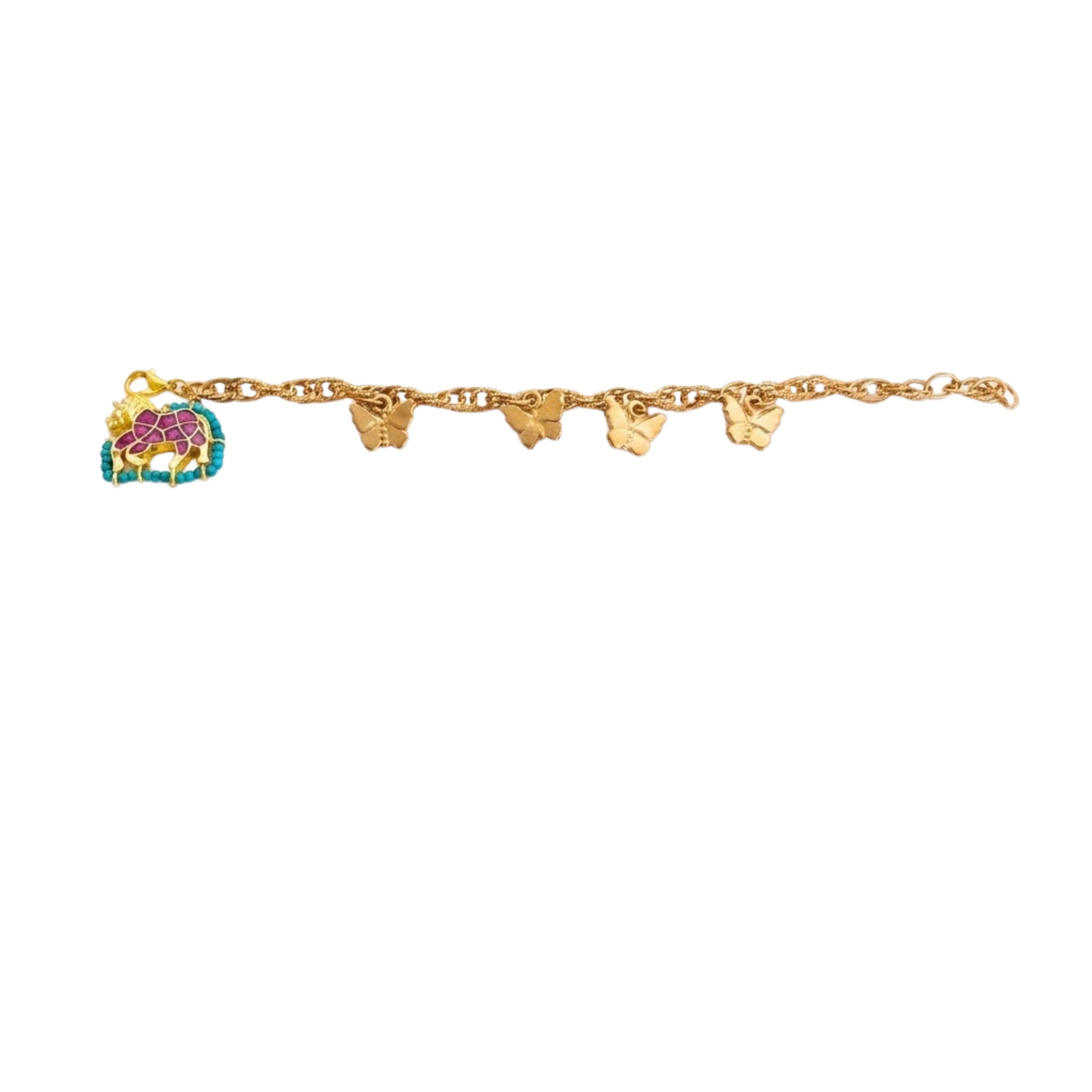 The Butterfly Garden Kundan Bracelet