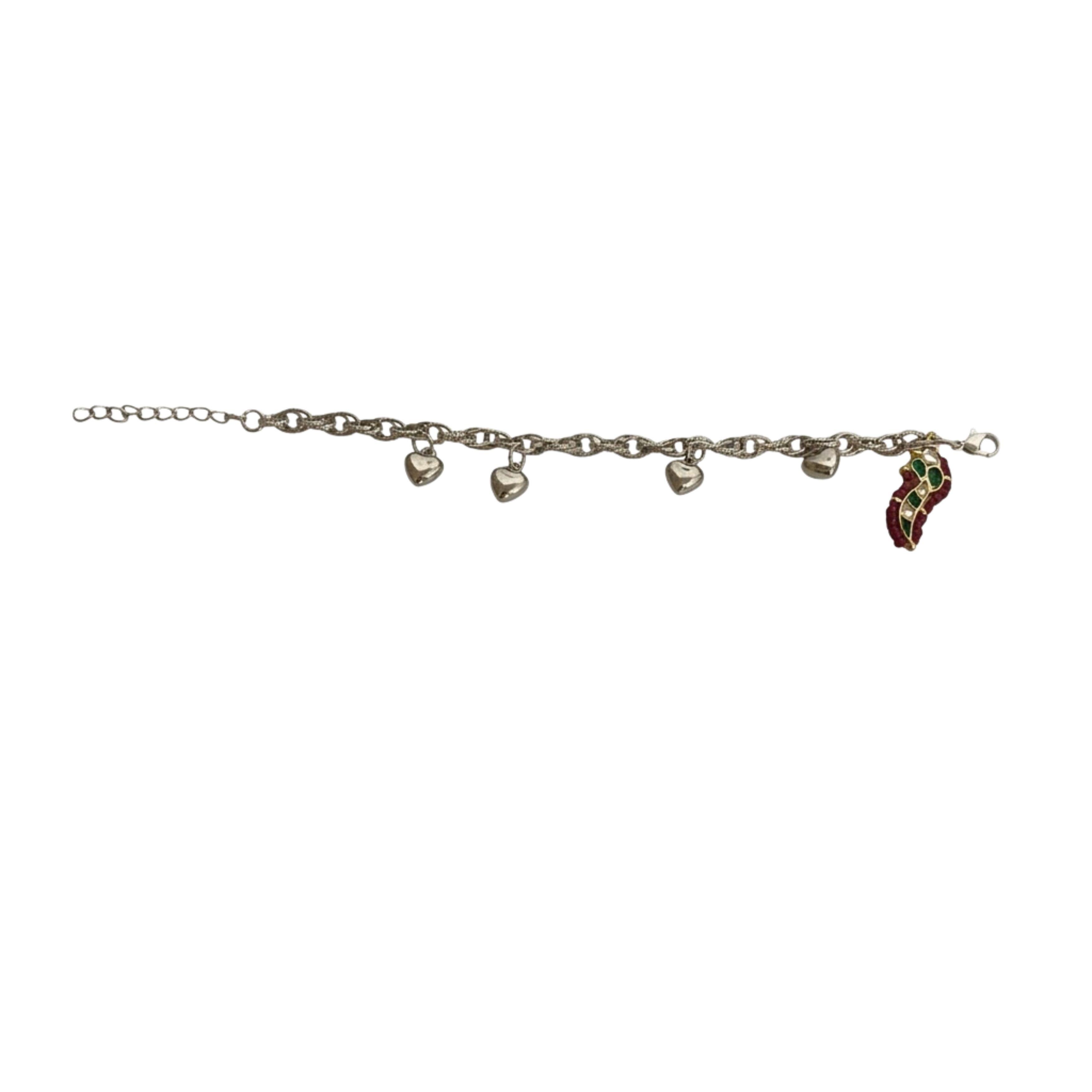 The Fiery Chili Kundan Bracelet