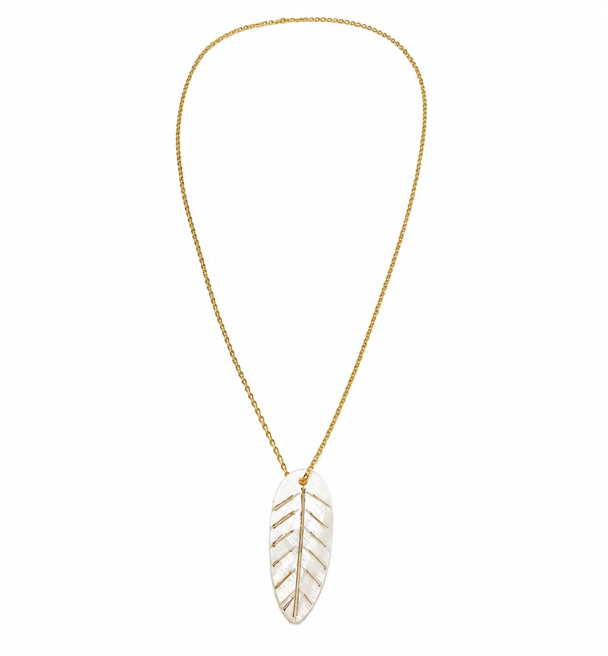 9rock The Feathered Whisper Long Necklace - fusion Jewellery