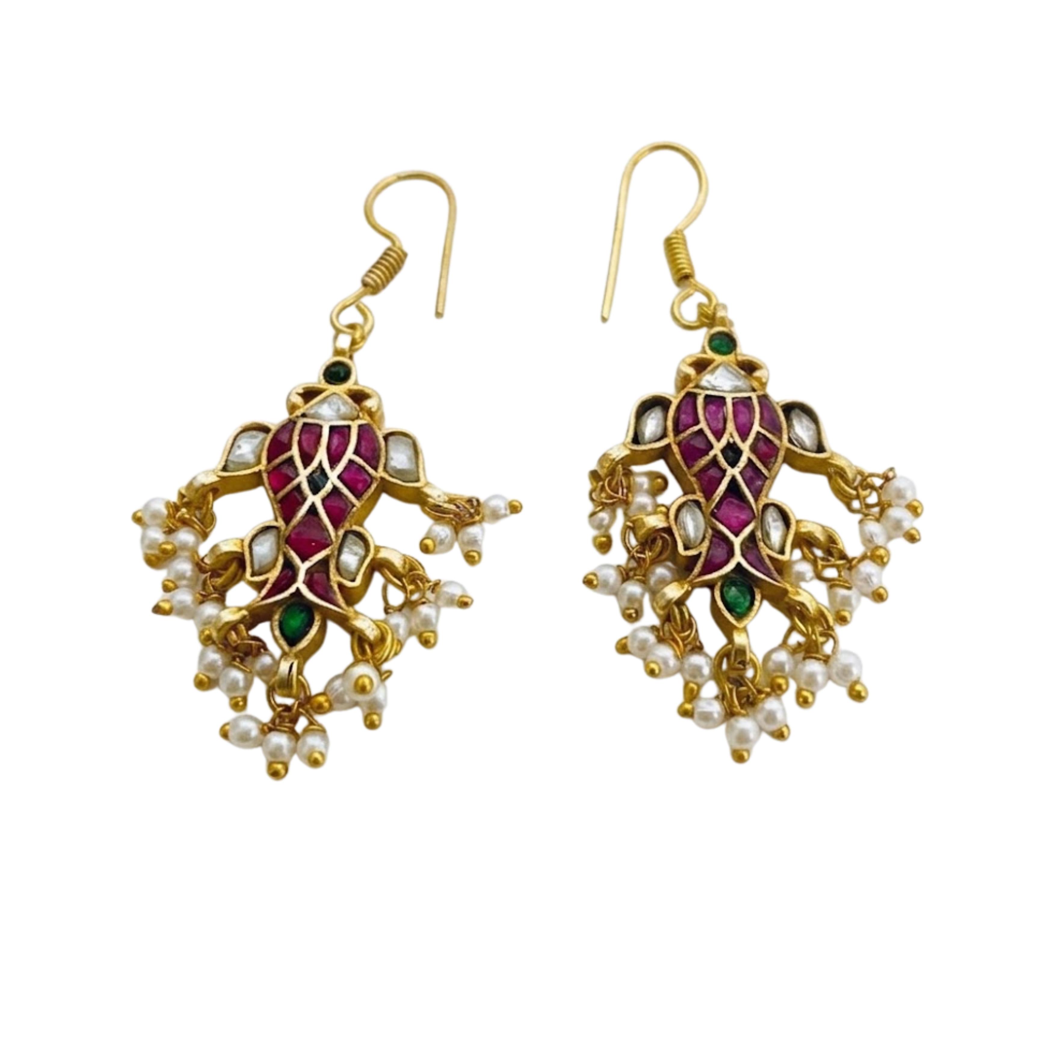 9rock The Royal Kundan Earrings - kundan Jewellery