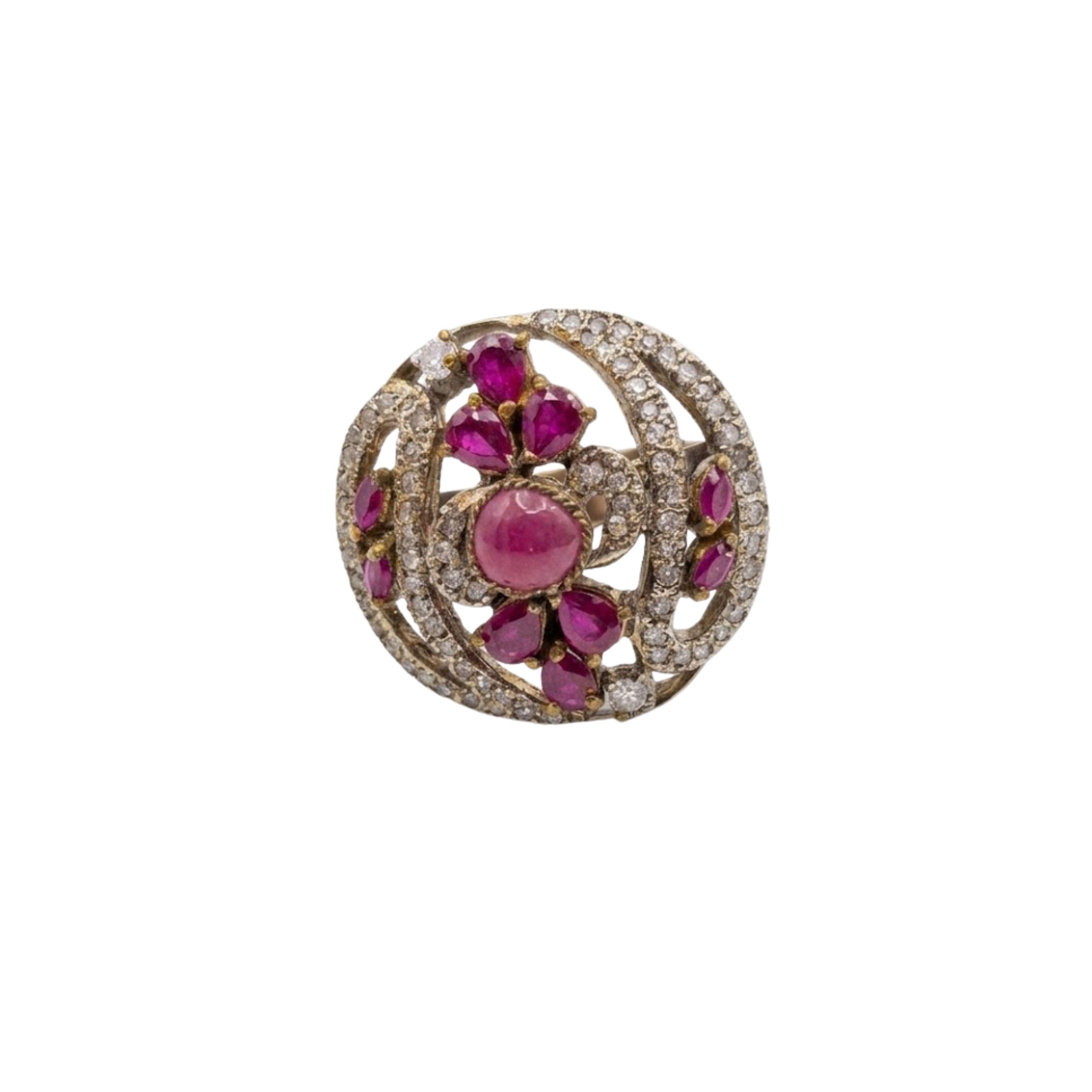 9rock The Royal Ruby Diamond Ring - Diamond Jewellery