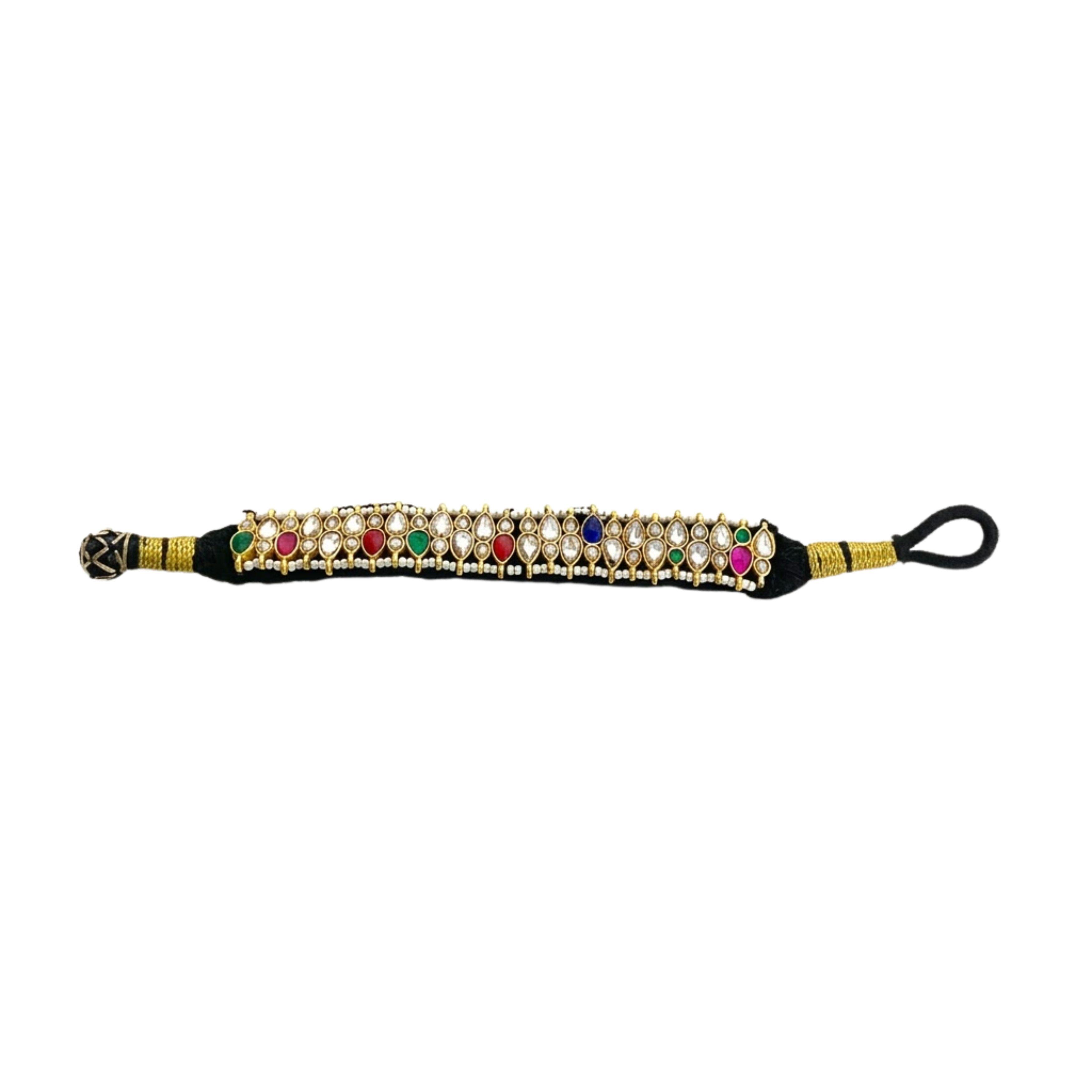 9rock The Navratna Kundan Bracelet - kundan Jewellery