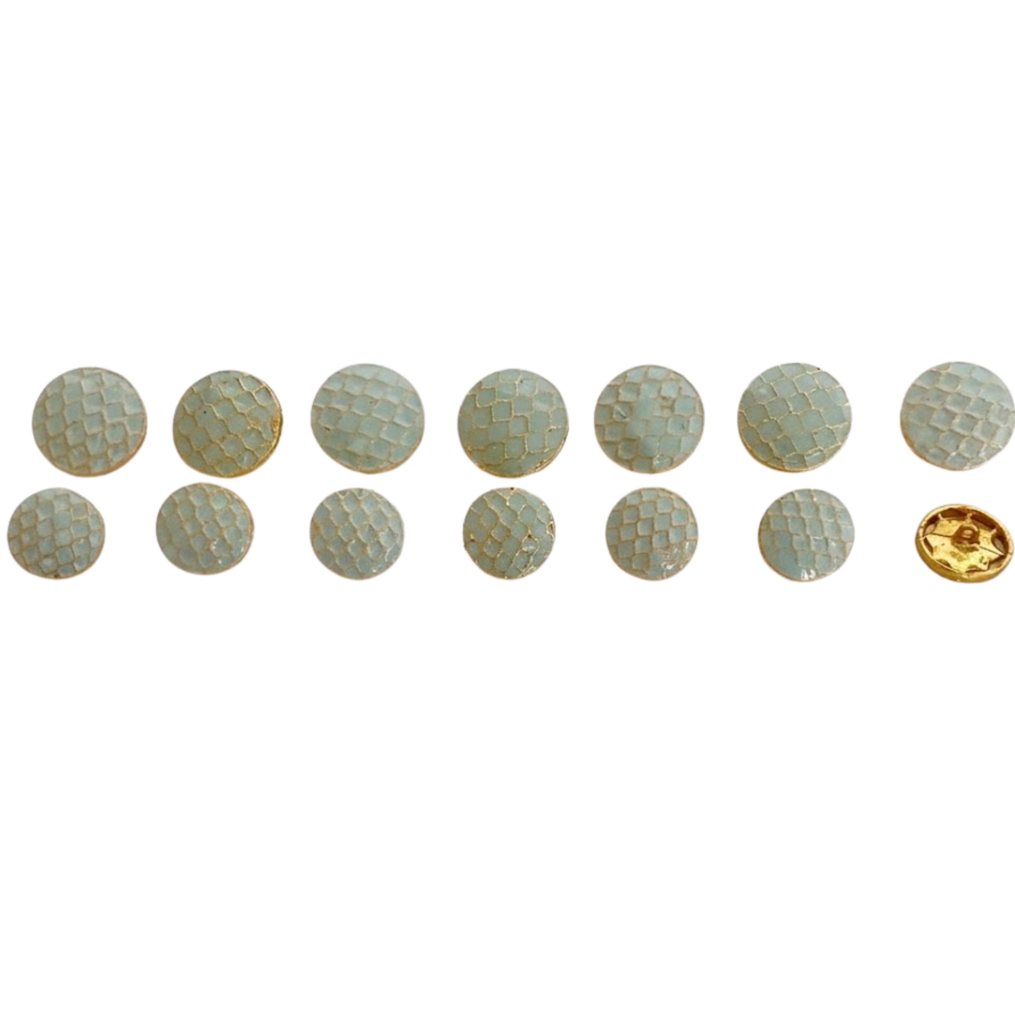 9rock The Lattice Bloom Buttons - alloy Jewellery