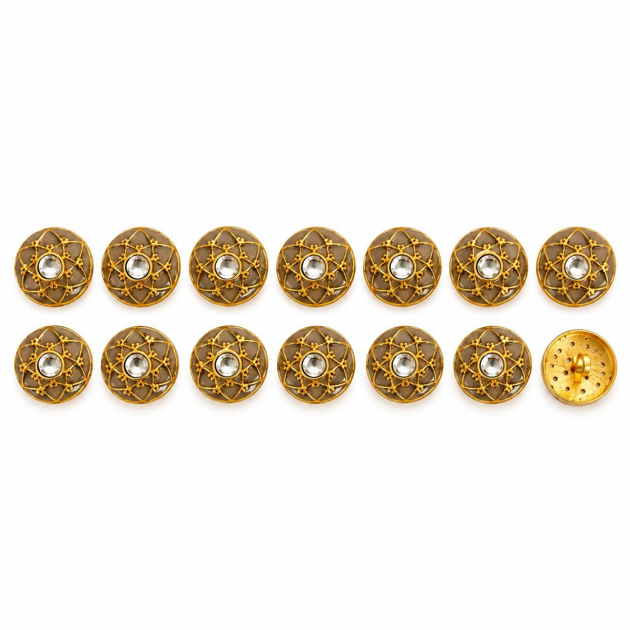 9rock Ornate Alloy Buttons  - alloy Jewellery