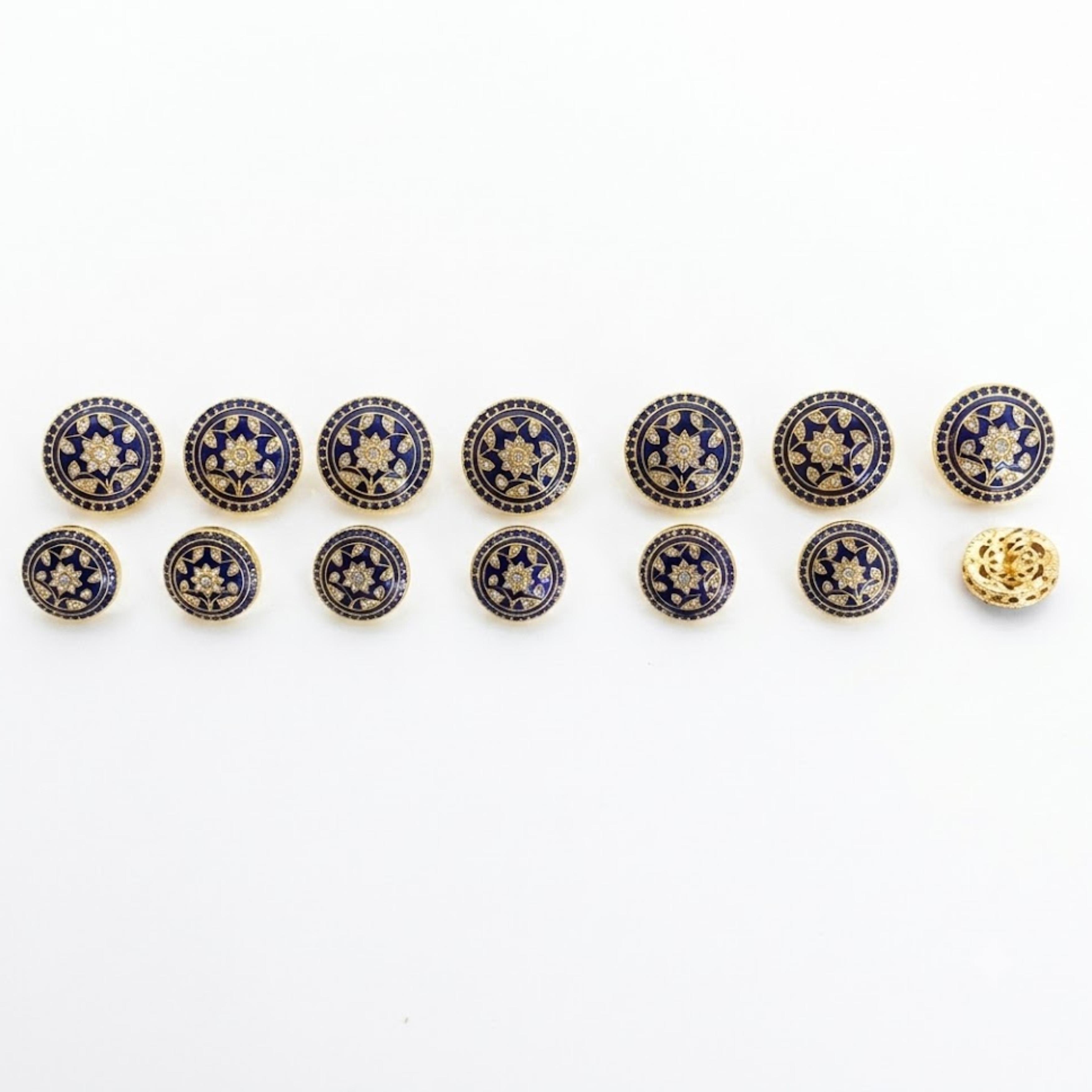 9rock The Royal Zenith Buttons - alloy Jewellery