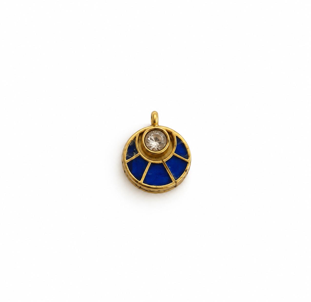 9rock The Royal Sunburst Kundan Button  - kundan Jewellery