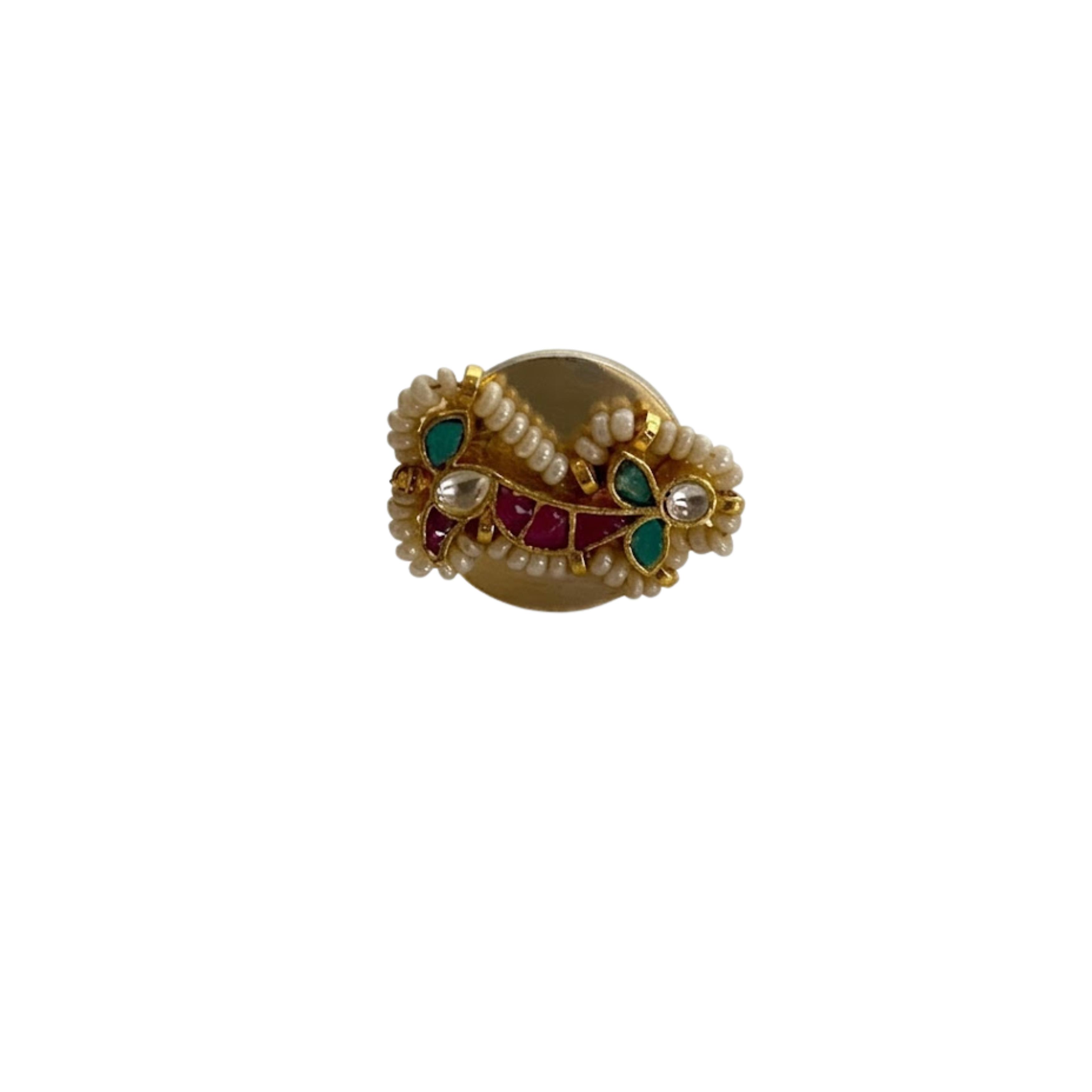 9rock Kundan Gemstone Cufflinks - kundan Jewellery