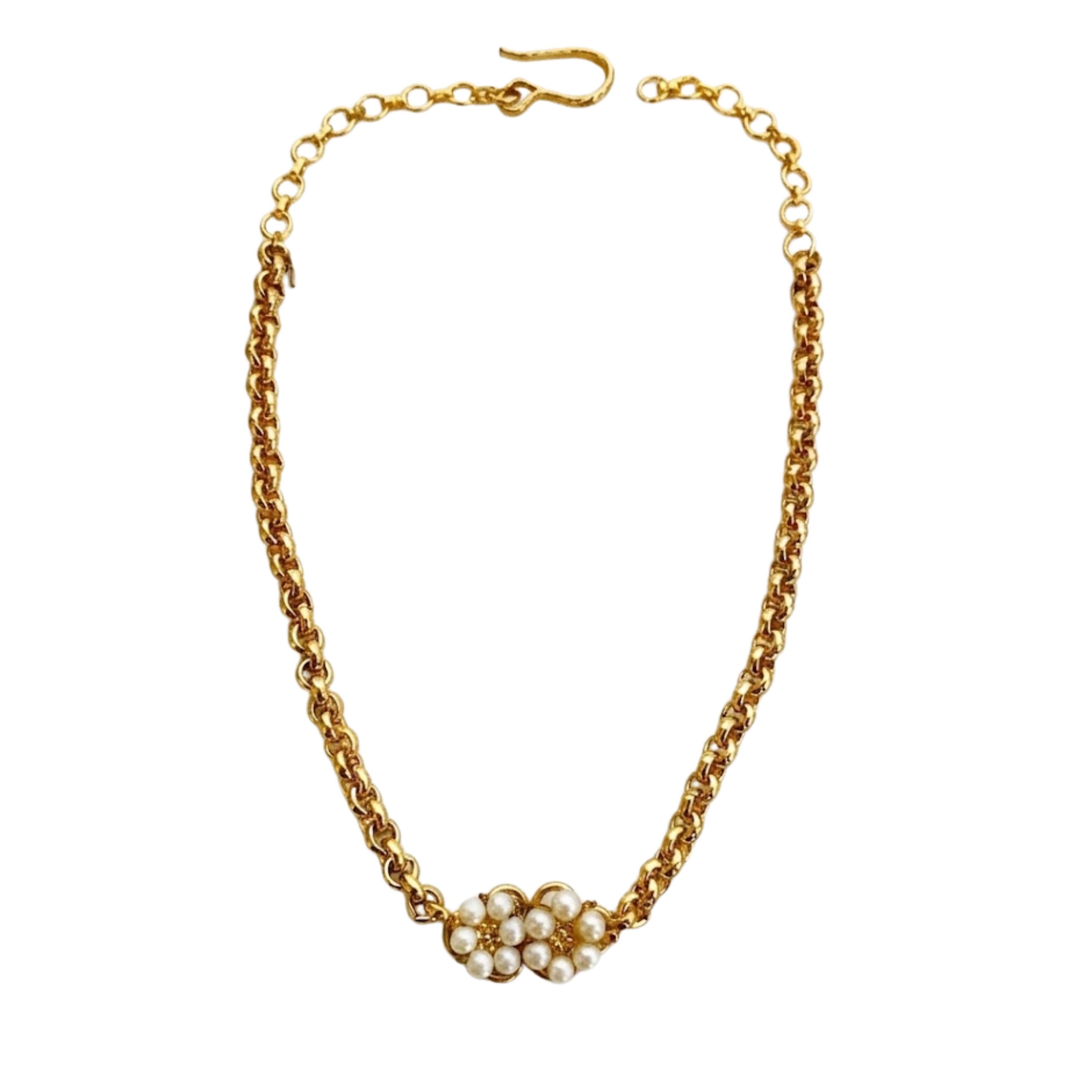 9rock The Pearl Blossom Kundan Short Necklace - kundan Jewellery