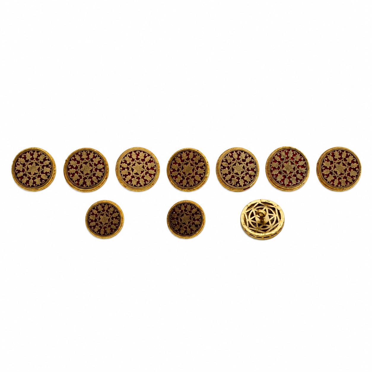 9rock The Regal Medallion Alloy Buttons - alloy Jewellery