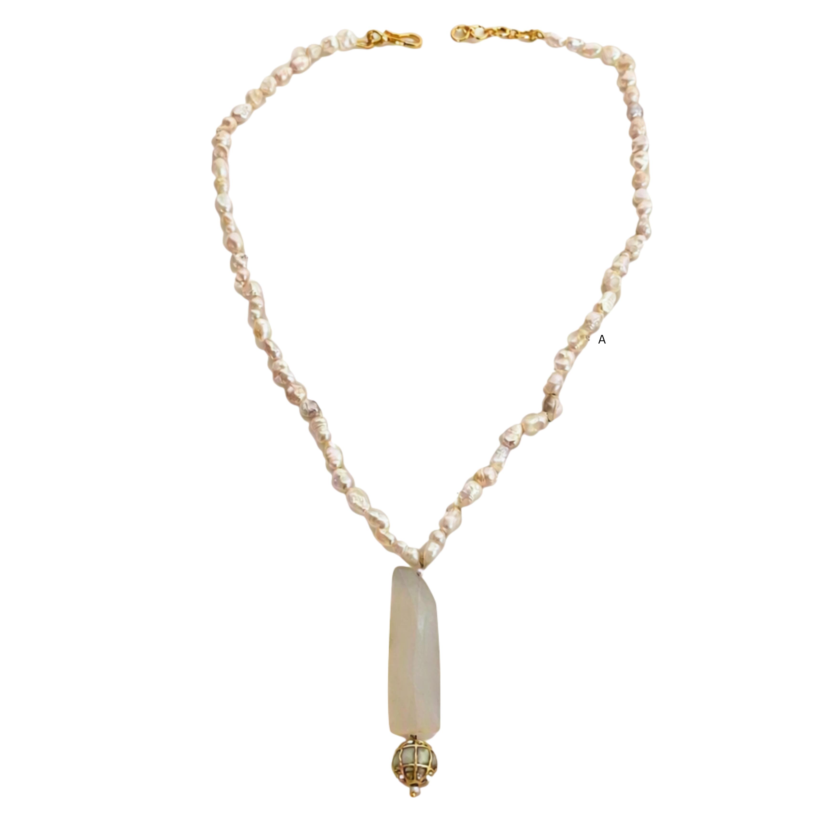 9rock The Luminous Droplet Short Necklace - kundan Jewellery