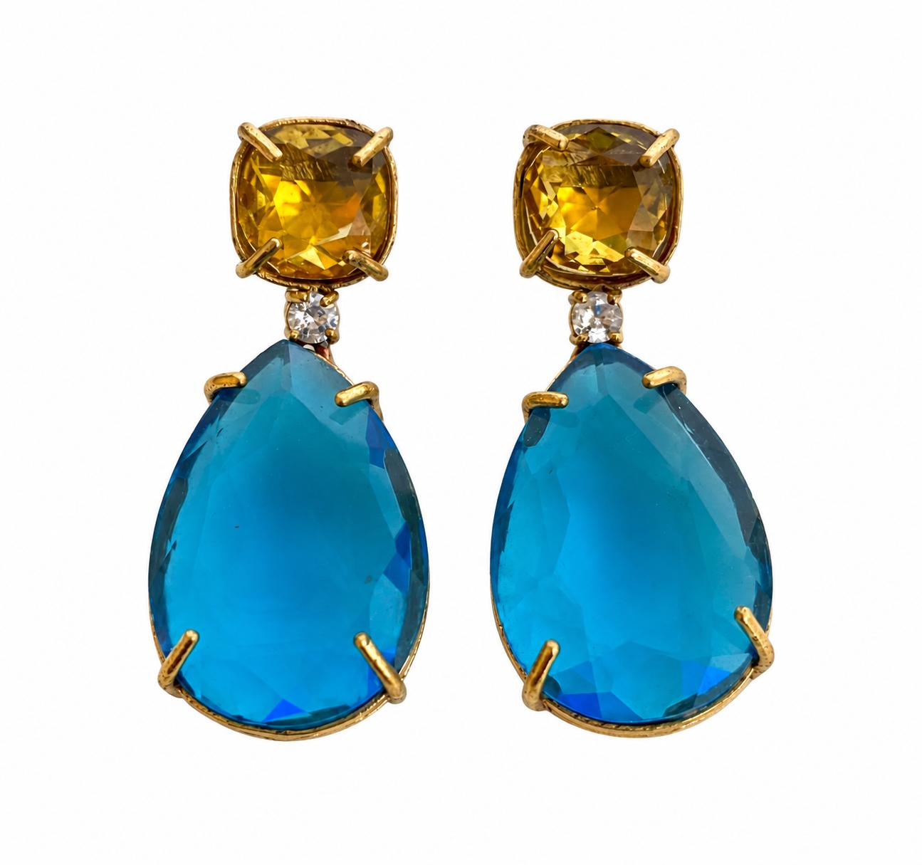9rock Azure Sky Diamond Earrings - Diamond Jewellery