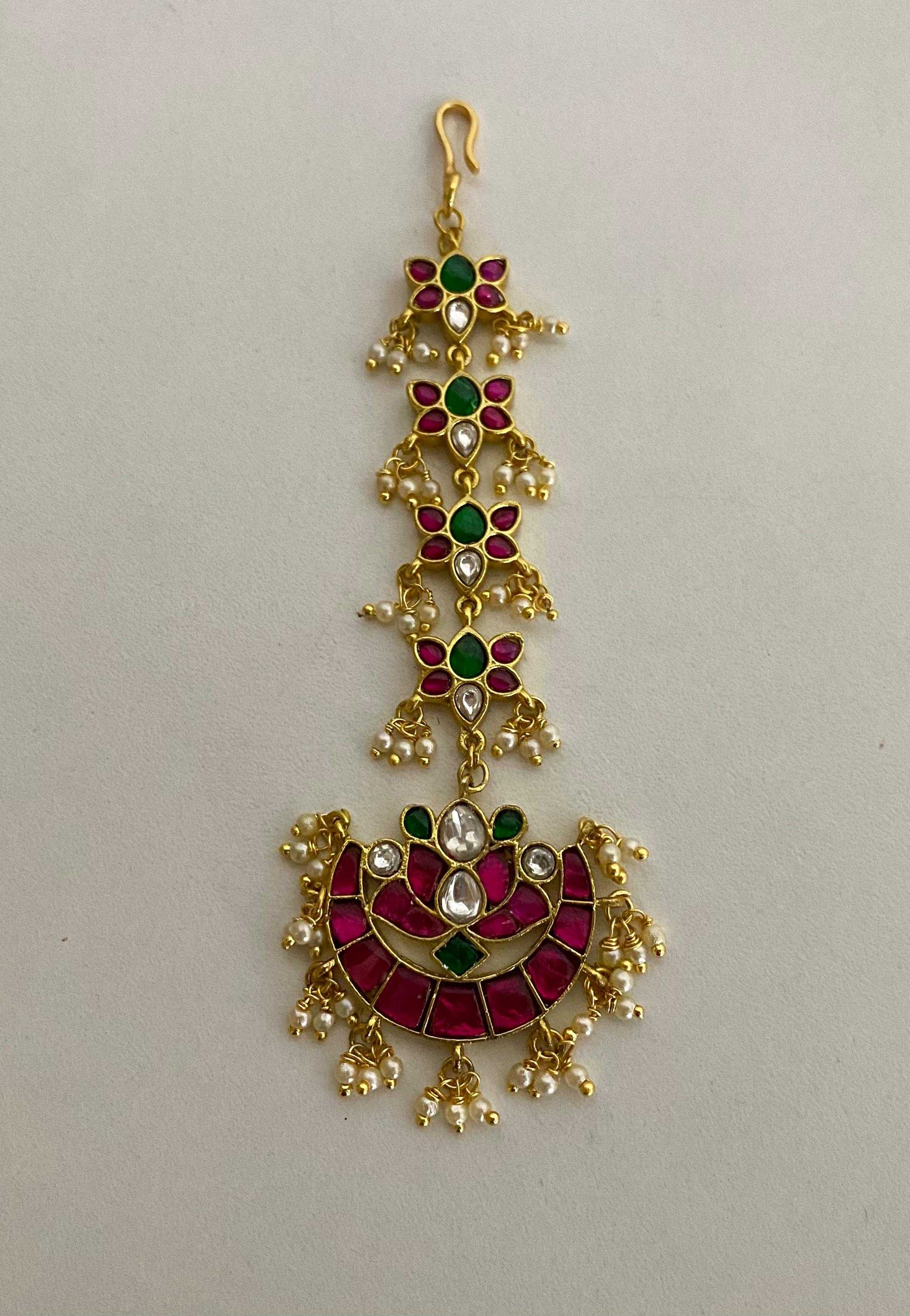 9rock The Purity Kundan Tika - kundan Jewellery
