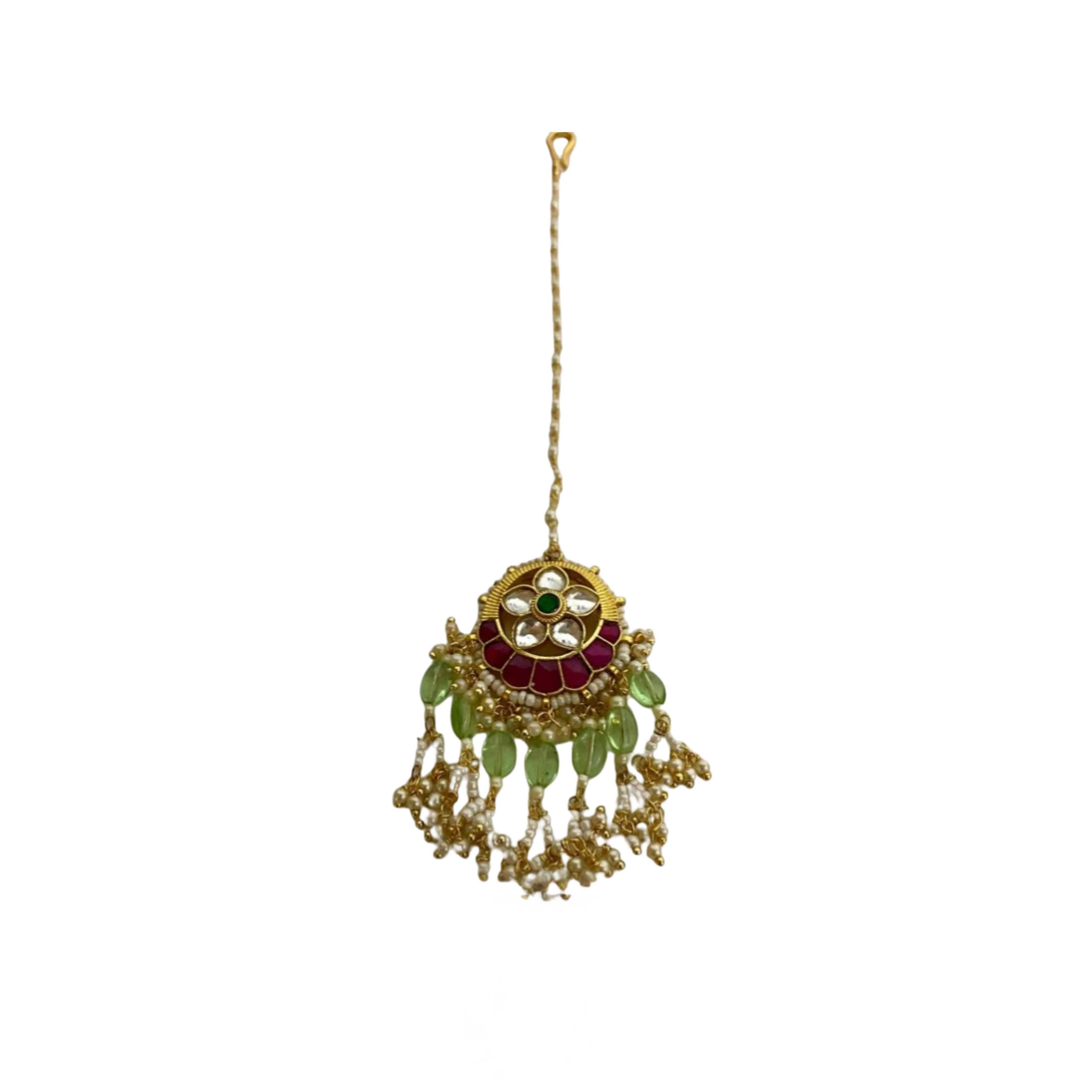 9rock The Royal Kundan Tika - kundan Jewellery