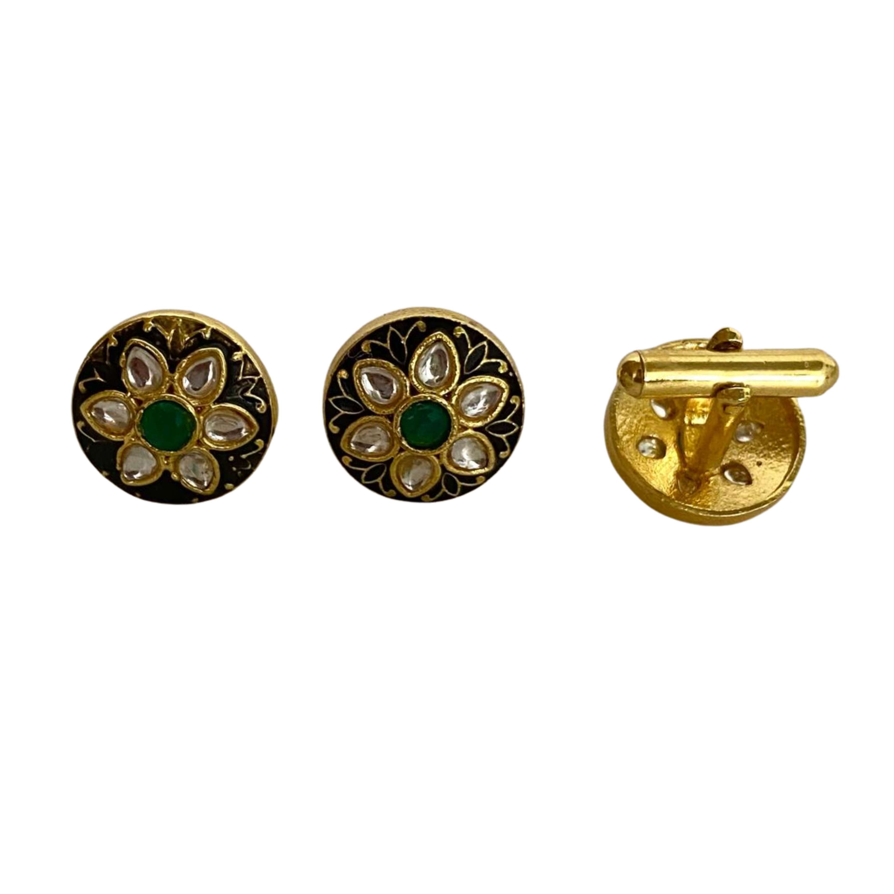 9rock The Emerald Bloom Fusion Cufflinks - fusion Jewellery